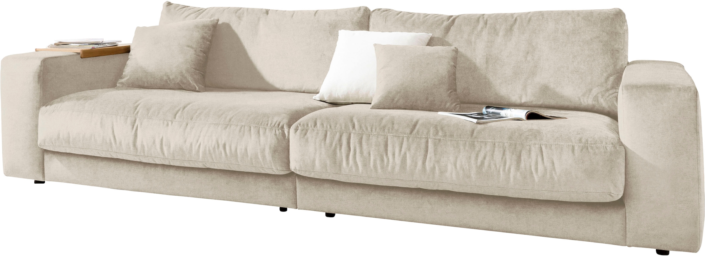 Big-Sofa »Enisa II«, incl. 1 Flatterkissen, Wahlweise mit Flecken-Schutz-Bezug Easy care