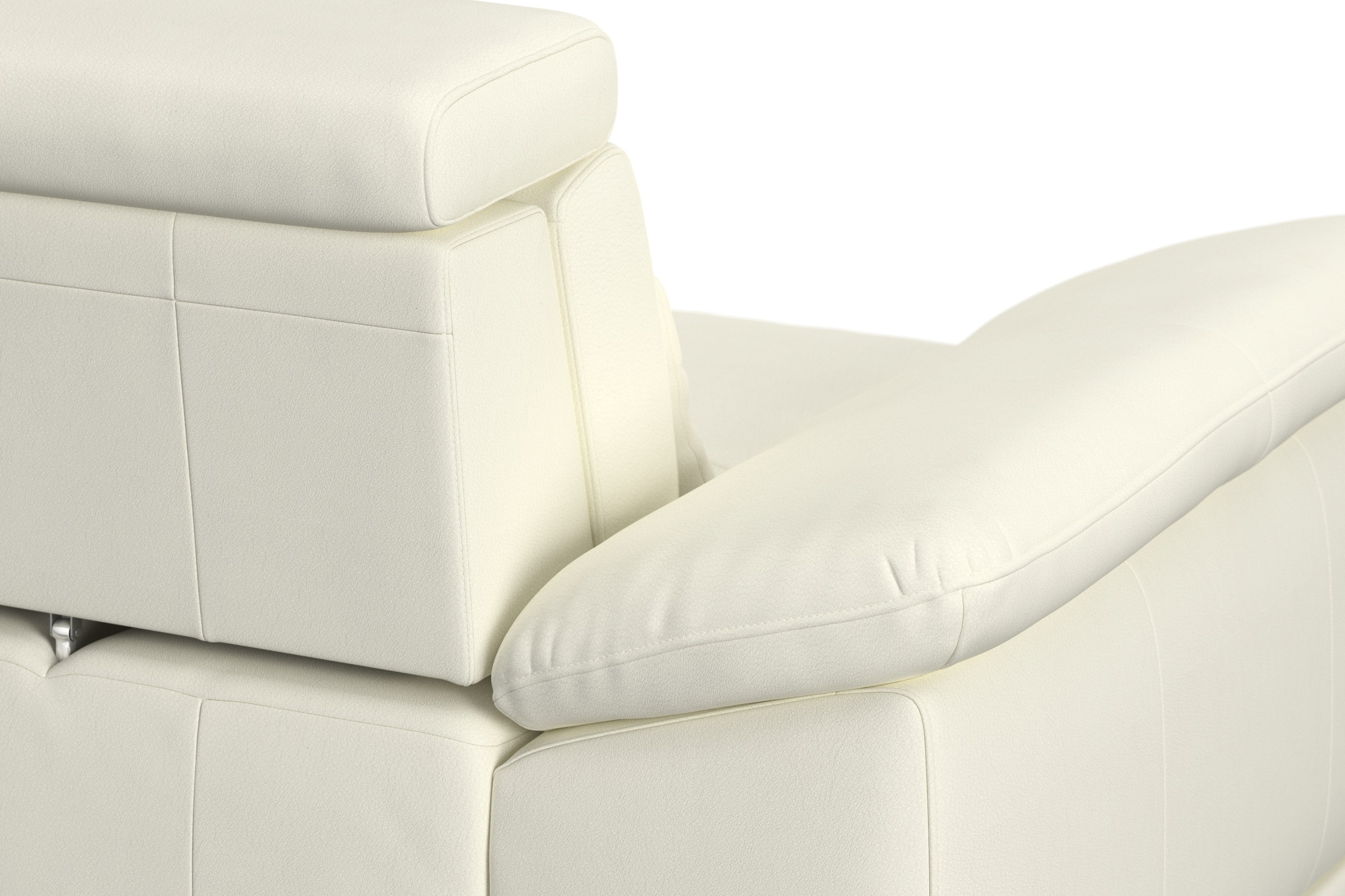 sit&more Ecksofa »Cabrio L-Form, B: 274 cm, mit Sitztiefen-, Arm- & Kopfteilverstellung«, 3 Nierenkissen, Federkern, optional Bettfunktion und Stauraum
