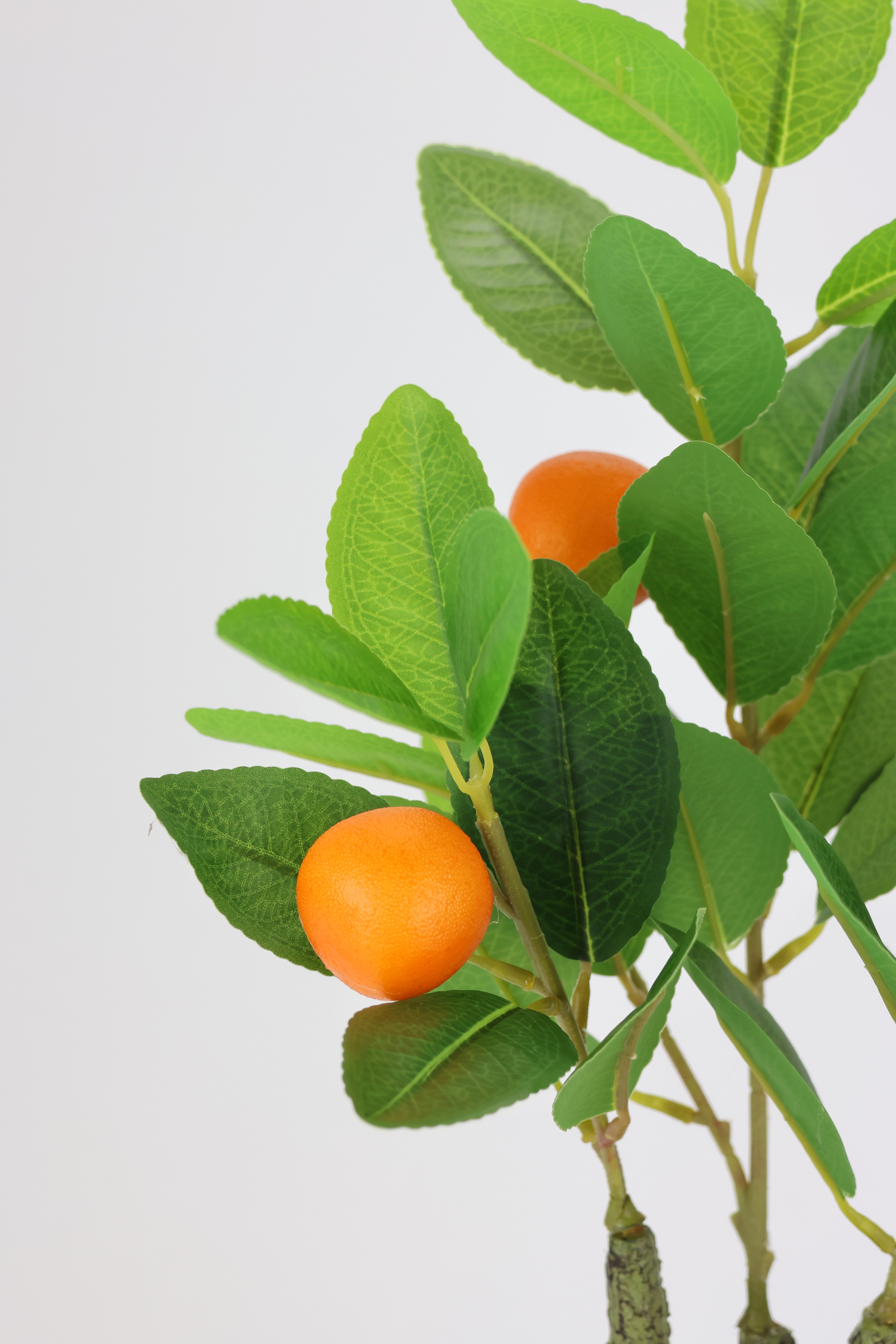 I.GE.A. Kunstpflanze »Künstlicher Orangenbaum mit Früchten im Topf« 40cm Kunstpflanze Zitrusbaum Deko Dekobaum Kunstpflanze Zierbaum