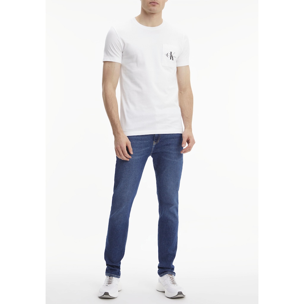 Calvin Klein Jeans T-Shirt »CORE MONOGRAM POCKET SLIM TEE«