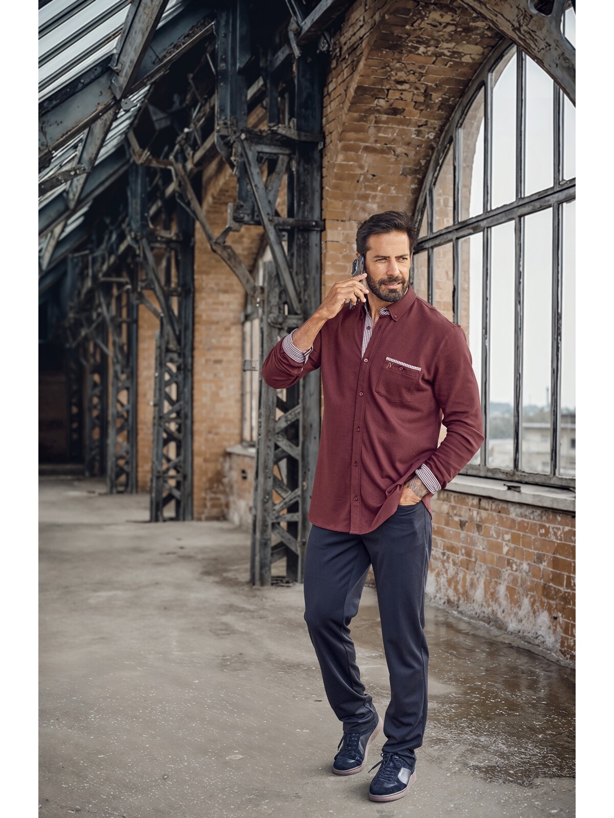 Jan Vanderstorm Langarmhemd »Hemd KNUTHEIM«