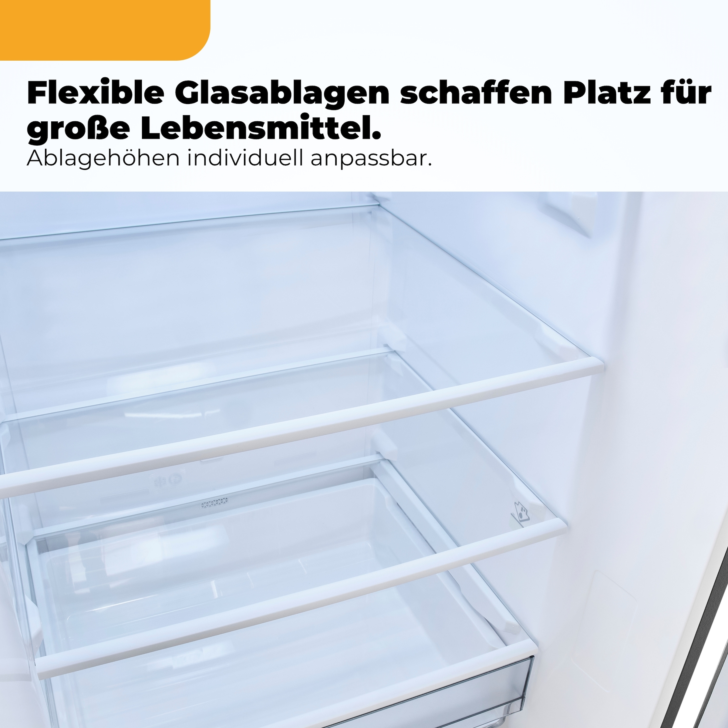 exquisit Kühl-/Gefrierkombination »KGC340-115-NF-040C inoxlook« 186 cm hoch 59,5 cm breit NBoFrost Technologie für dauerhaft eisfrei ohne Abtauen