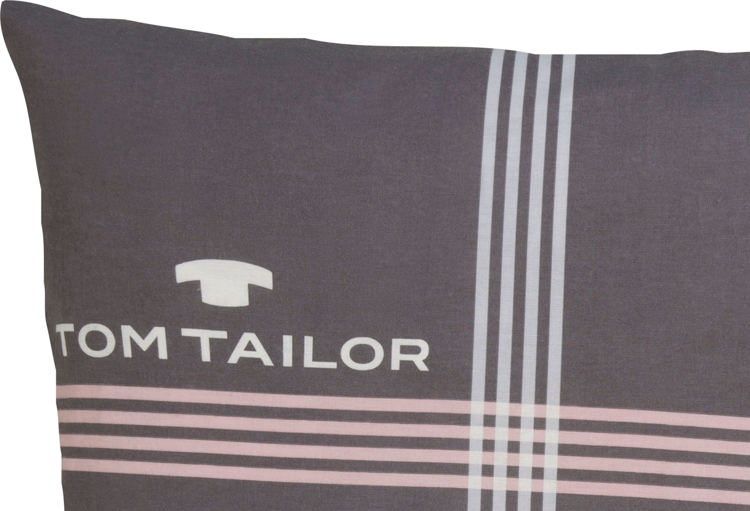 TOM TAILOR HOME Bettwäsche »Ole in Gr. 135x200 oder 155x220 cm«, karierte Bettwäsche aus Baumwolle, mit Reißverschluss