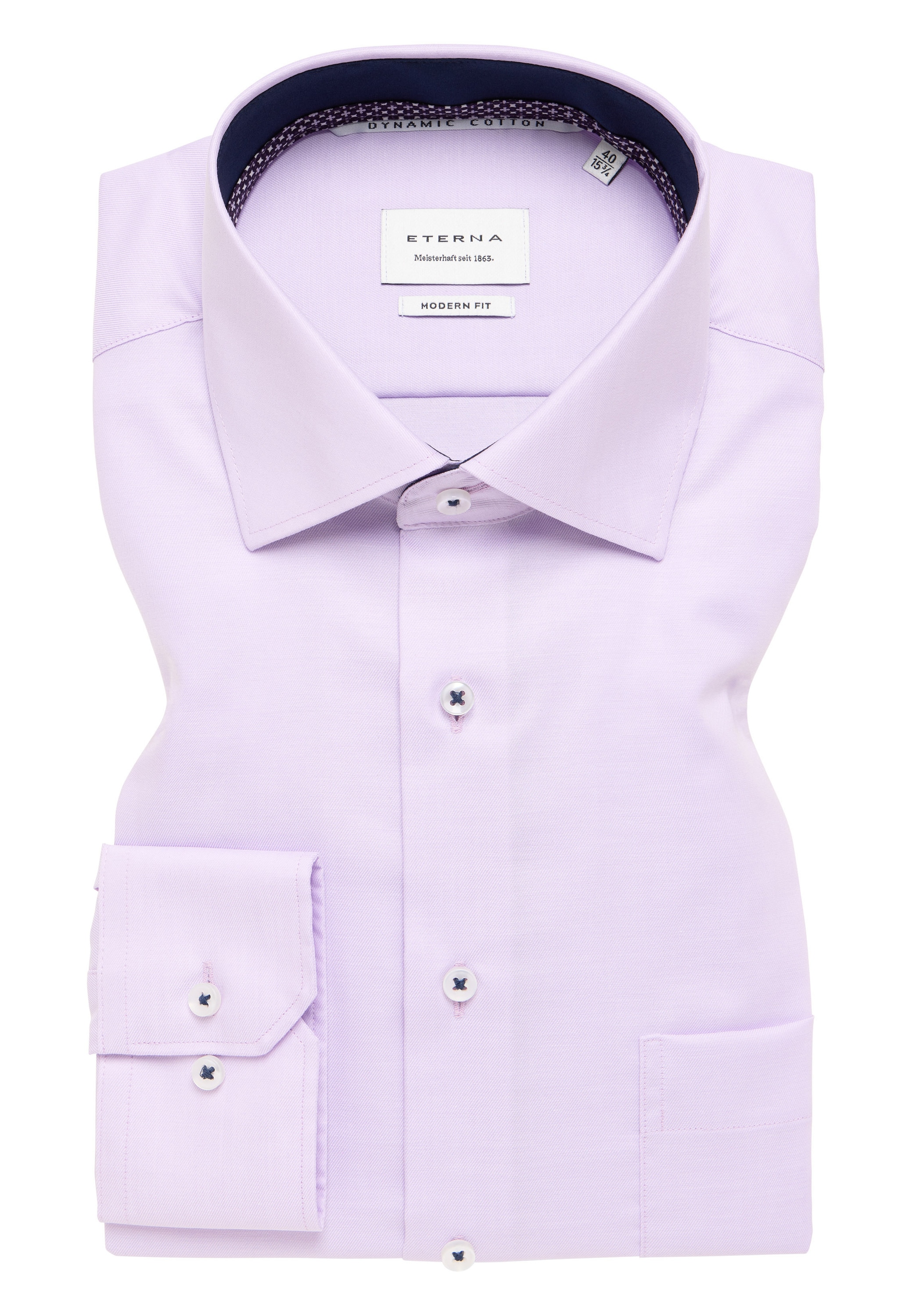 Eterna Langarmhemd »MODERN FIT« NON IRON (bügelfrei)