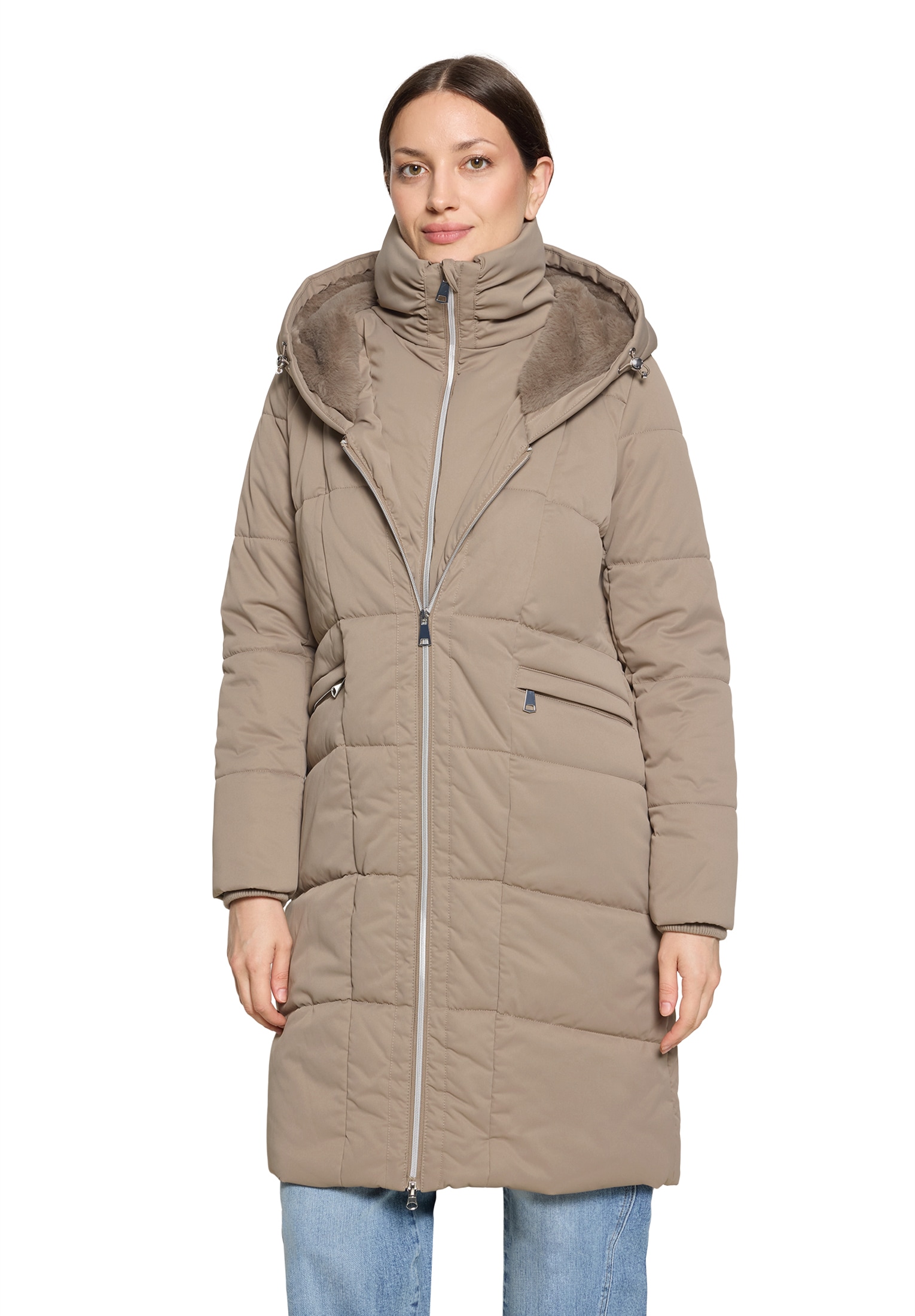 Cartoon Steppjacke »Steppmantel mit Kapuze«