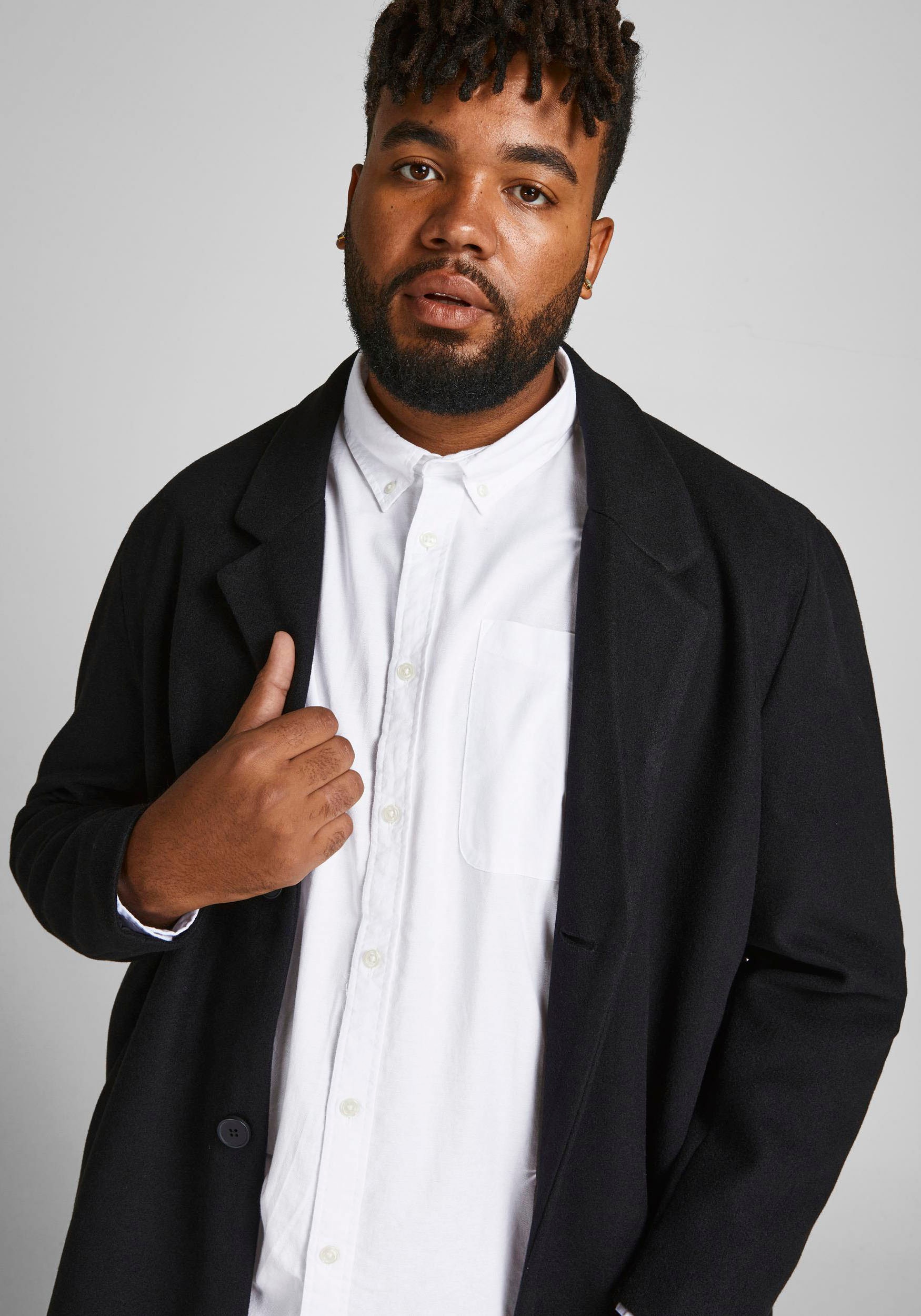 Jack & Jones PlusSize Langarmhemd »OXFORD SHIRT«
