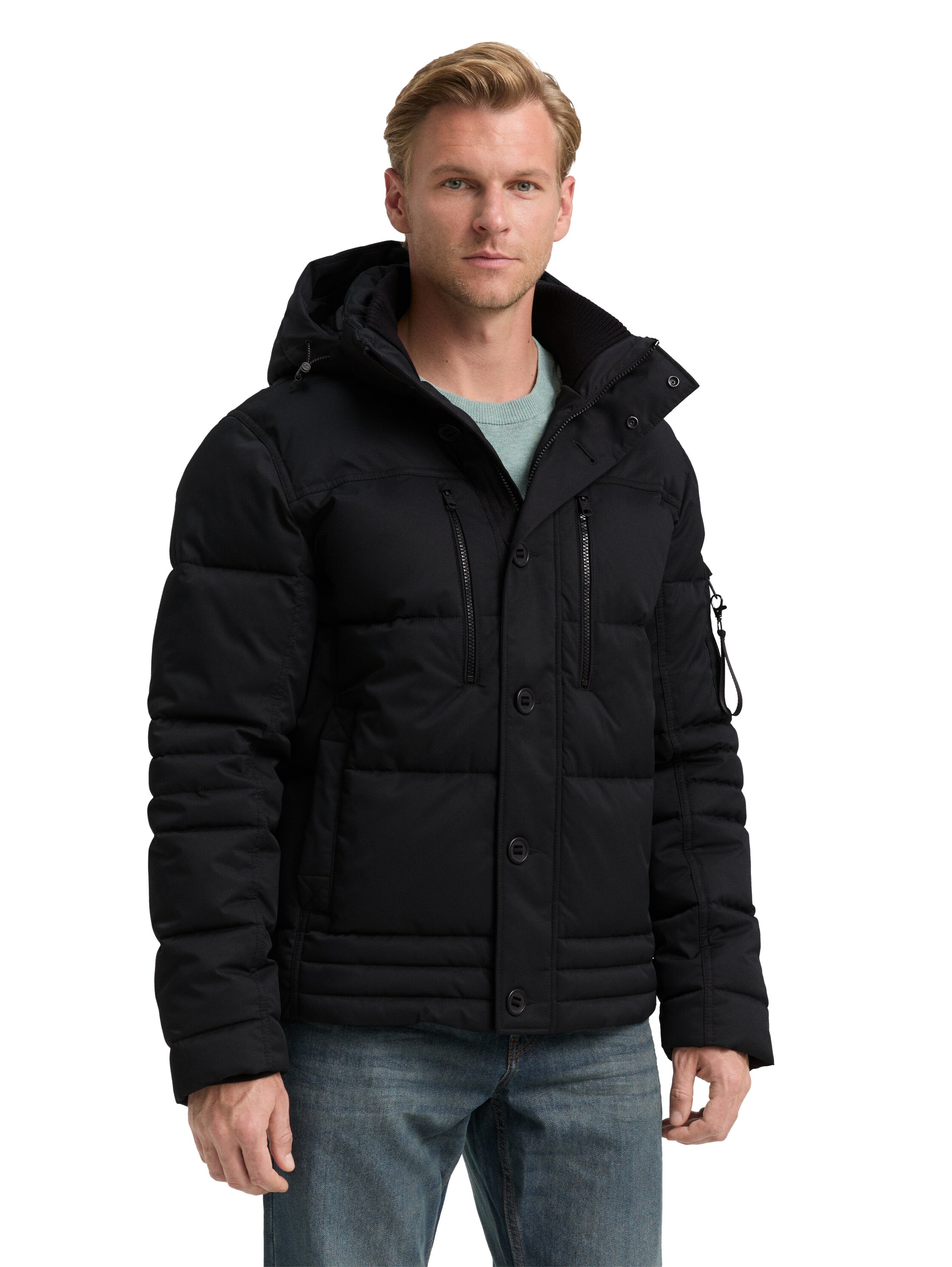 TOM TAILOR Steppjacke mit Kapuze mit Kapuze