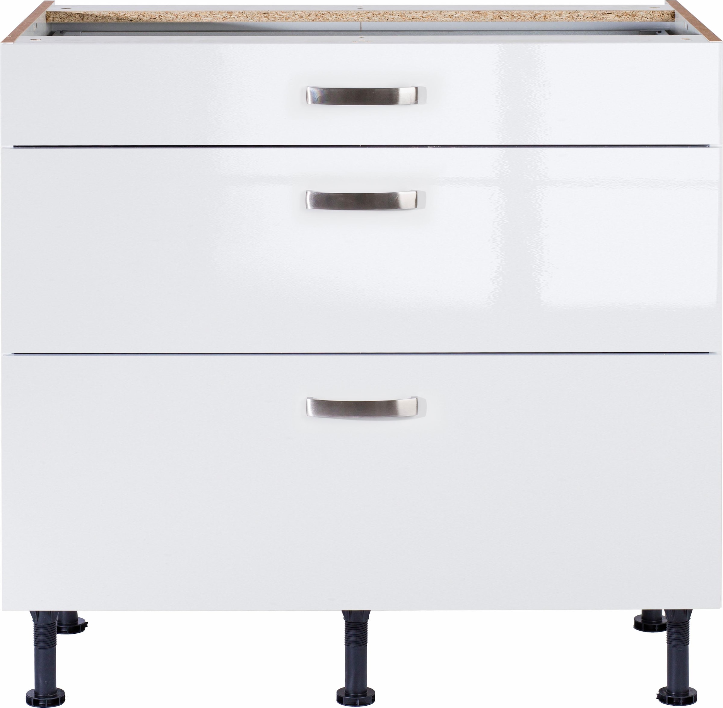 KOCHSTATION Unterschrank »KS-Cara« Breite 90 cm, mit Vollauszügen und Soft-Close-Funktion