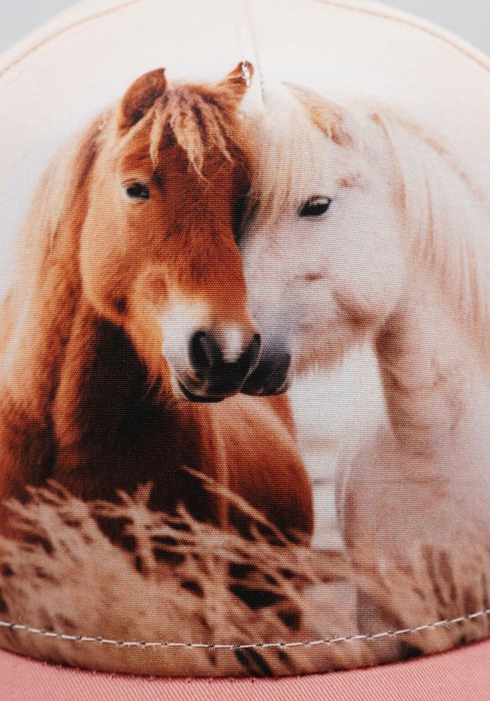 MAXIMO Baseball Cap, mit "Horses"-Motiv