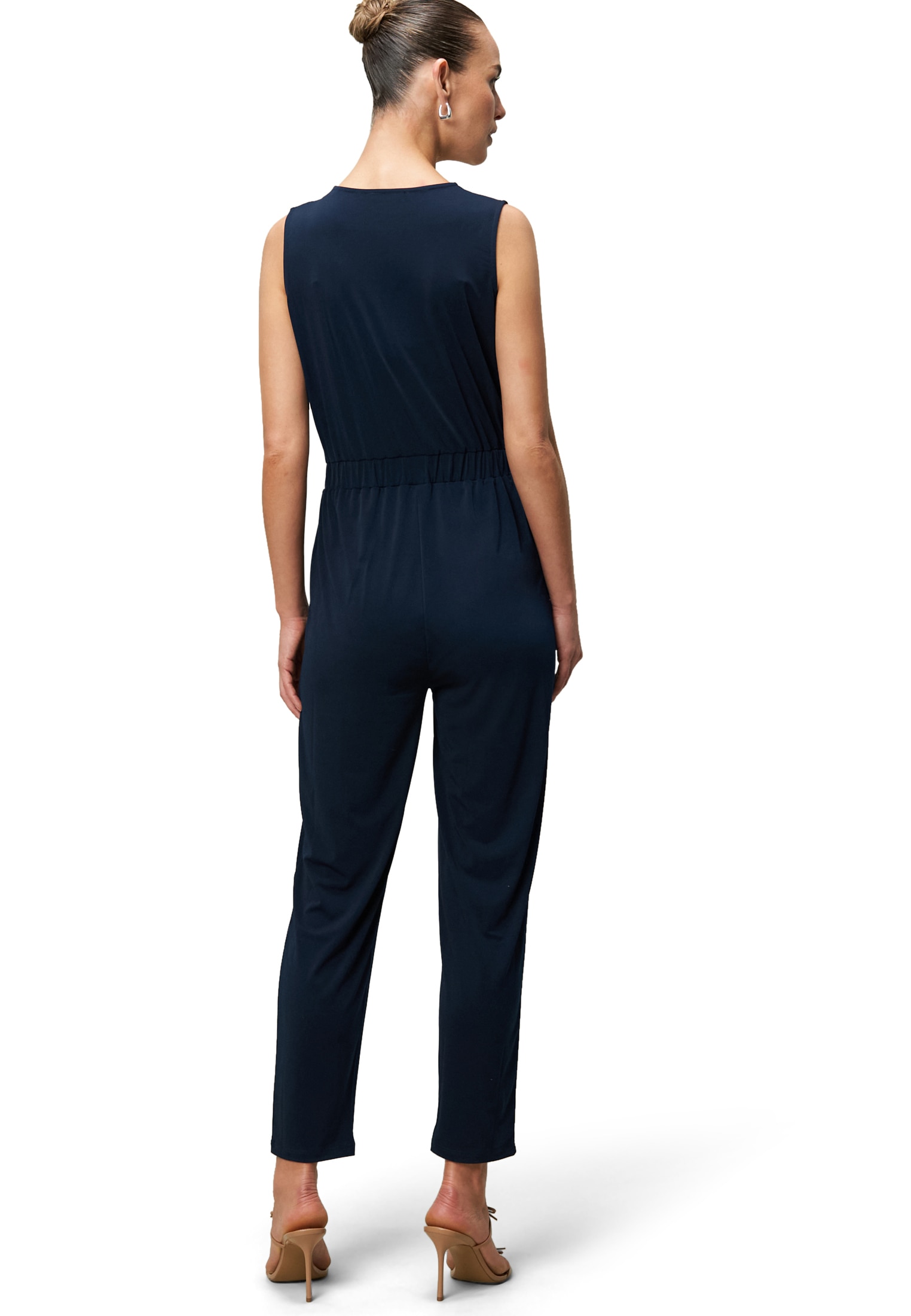 Zero Jumpsuit »Jersey-Jumpsuit mit Wickeloptik«