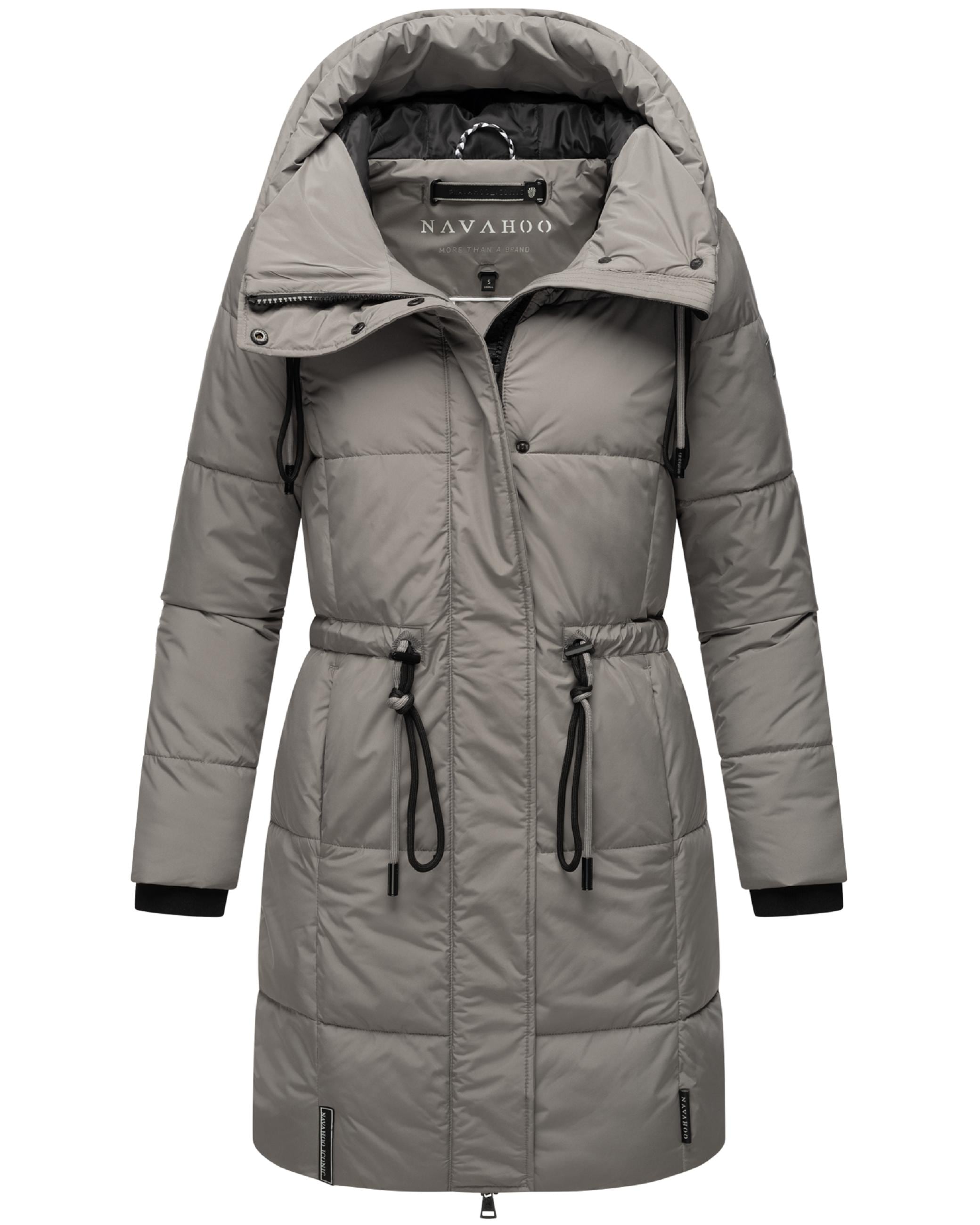 Navahoo Steppmantel »Steppmantel Zuckertatze XIV«, Stylischer Winterparka mit verstellbarer Kapuze