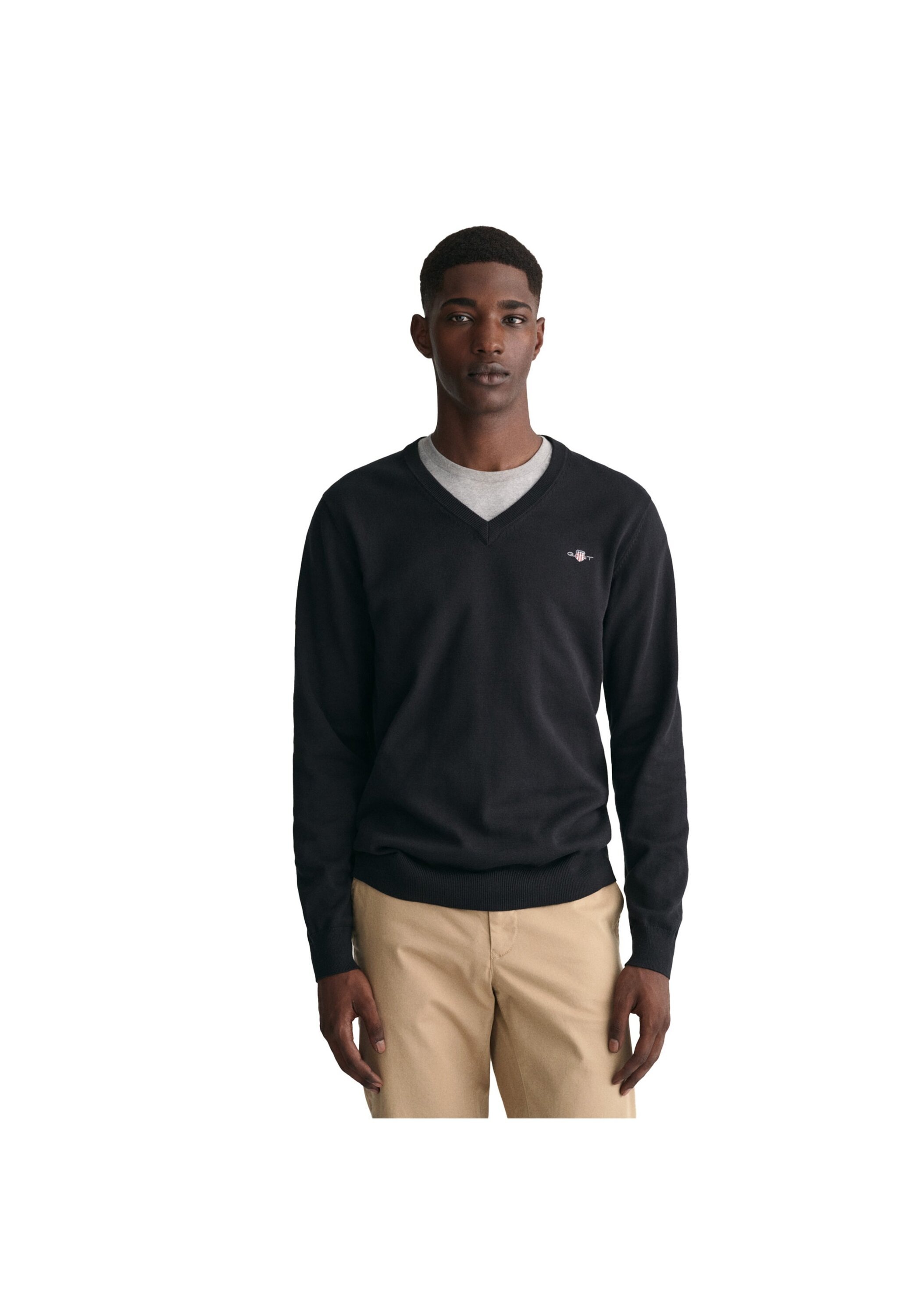 Gant Sweater »Strickpullover CLASSIC COTTON V-NECK«