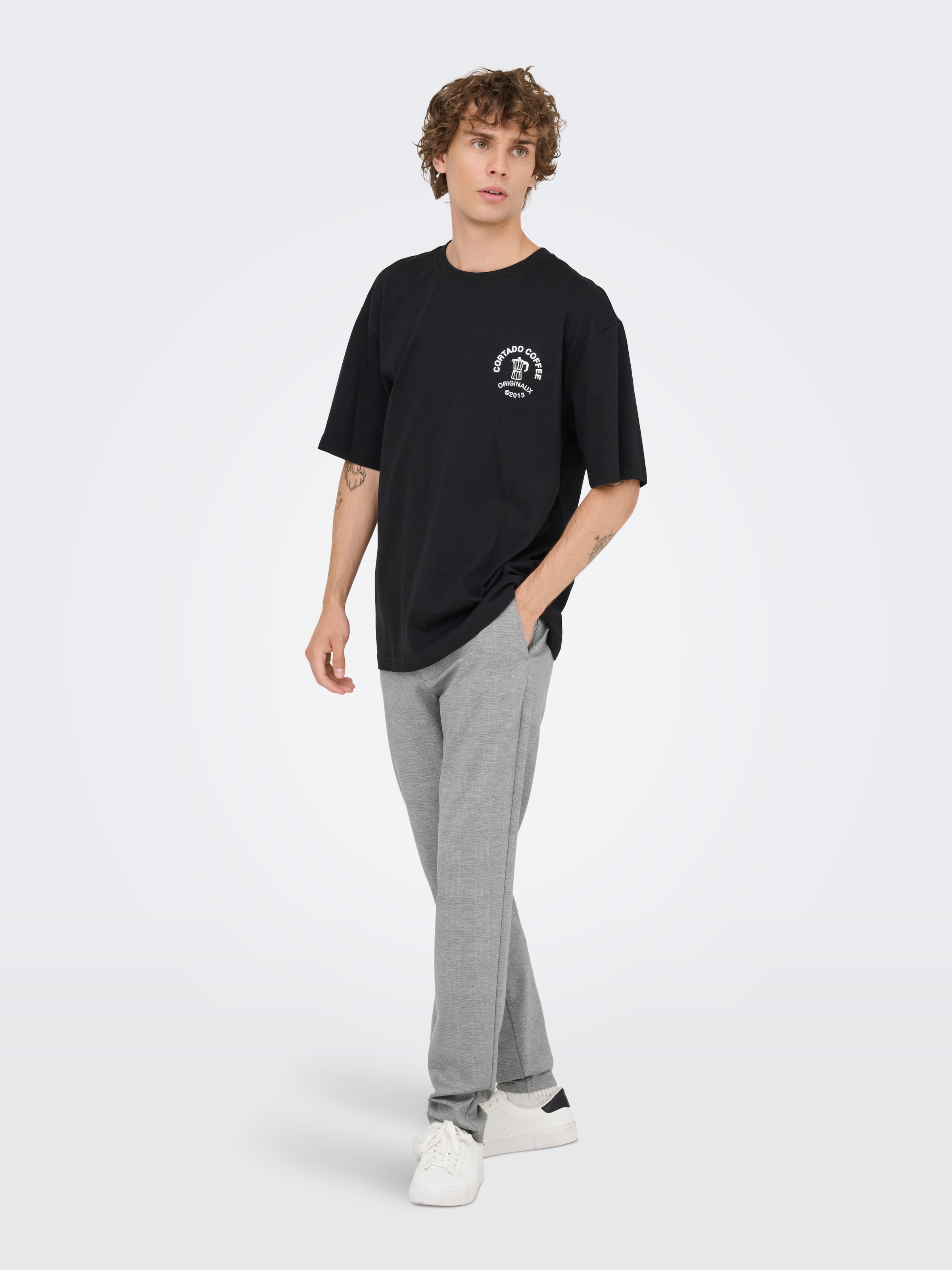 ONLY & SONS Chinohose »ONSMARK SLIM CHECK PANTS 9887 NOOS«