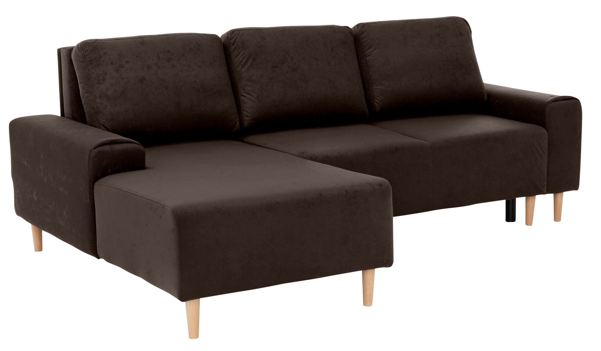 INOSIGN Ecksofa »Samu L-Form«, wahlweise mit Bettfunktion und Bettkasten