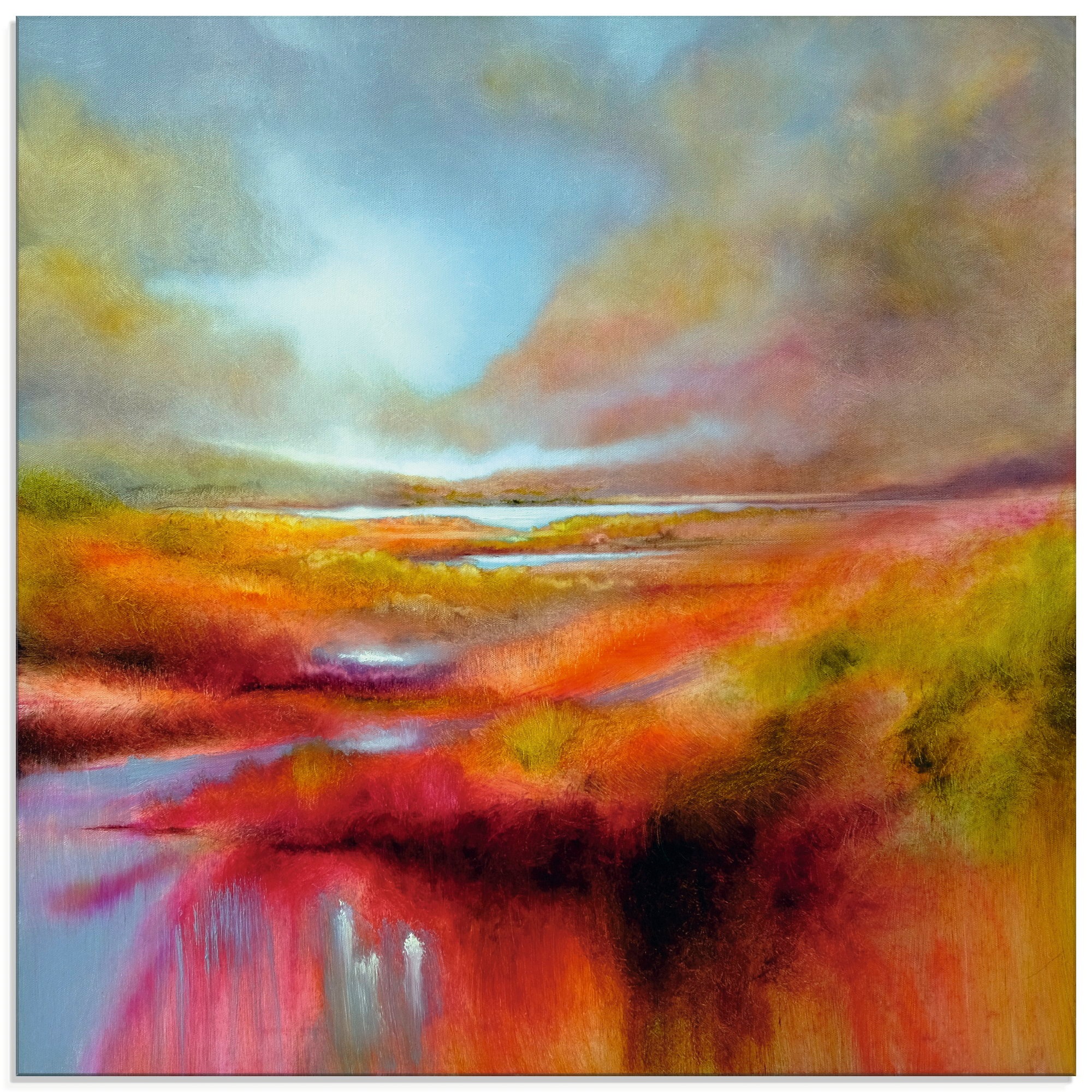 Artland Glasbild »Ein perfekter Tag«, Berge, (1 St.)
