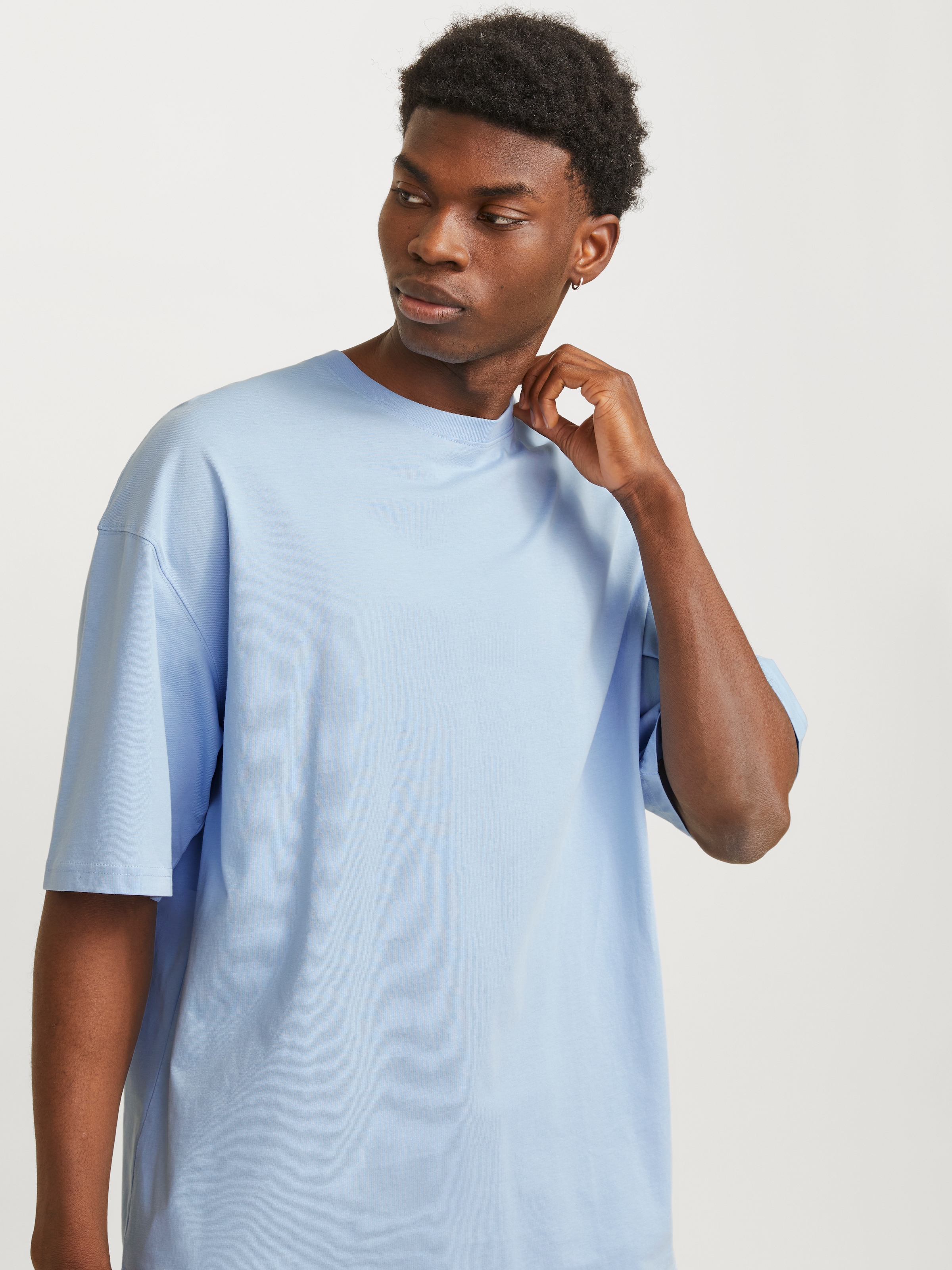 Jack & Jones Rundhalsshirt »JJECHARGE TEE O-NECK NOOS«, mit Rundhalsausschnitt