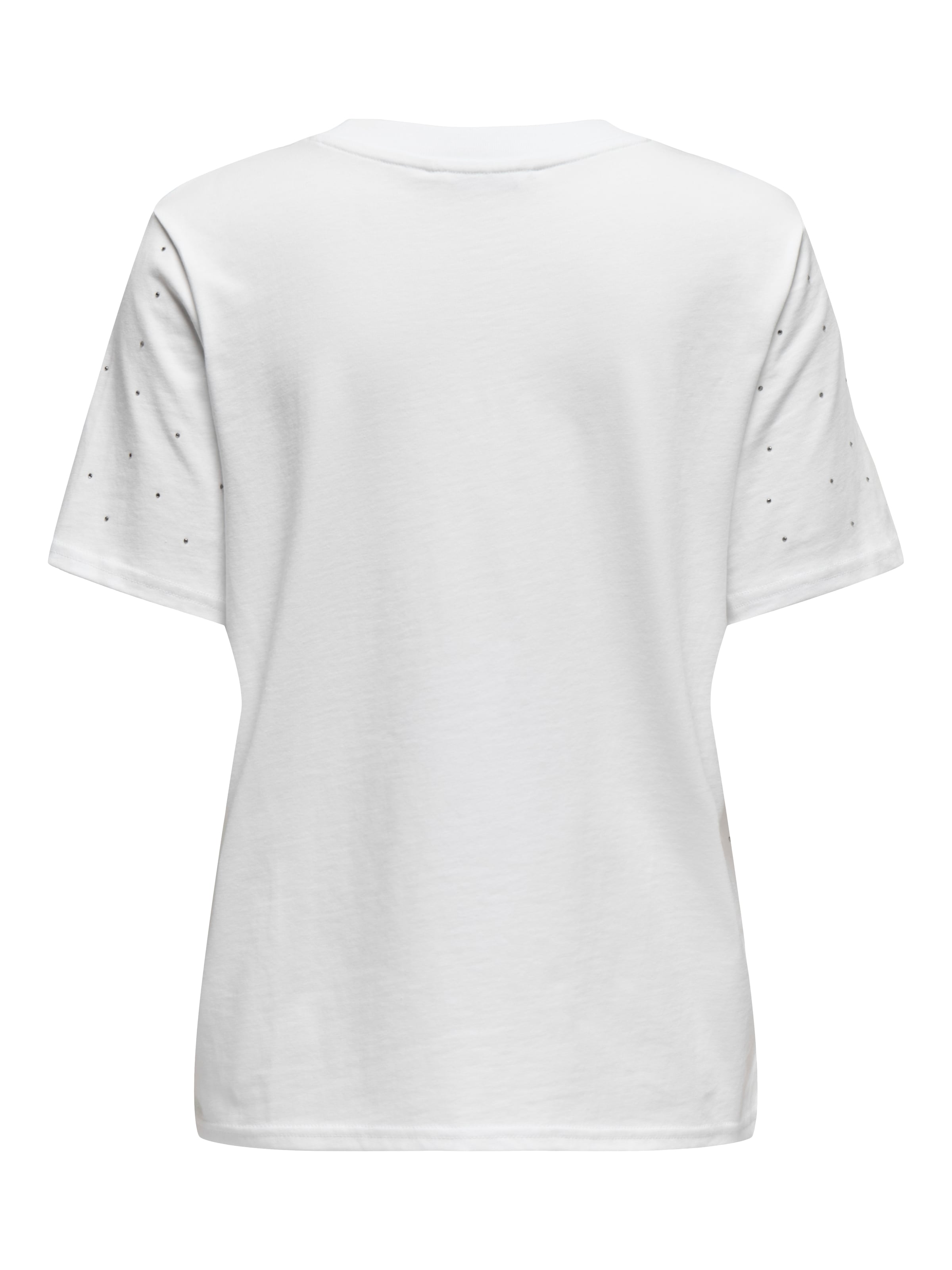 ONLY Kurzarmshirt »ONLMONJA S/S STUDS TEE JRS«, mit Glitzer-Effekt
