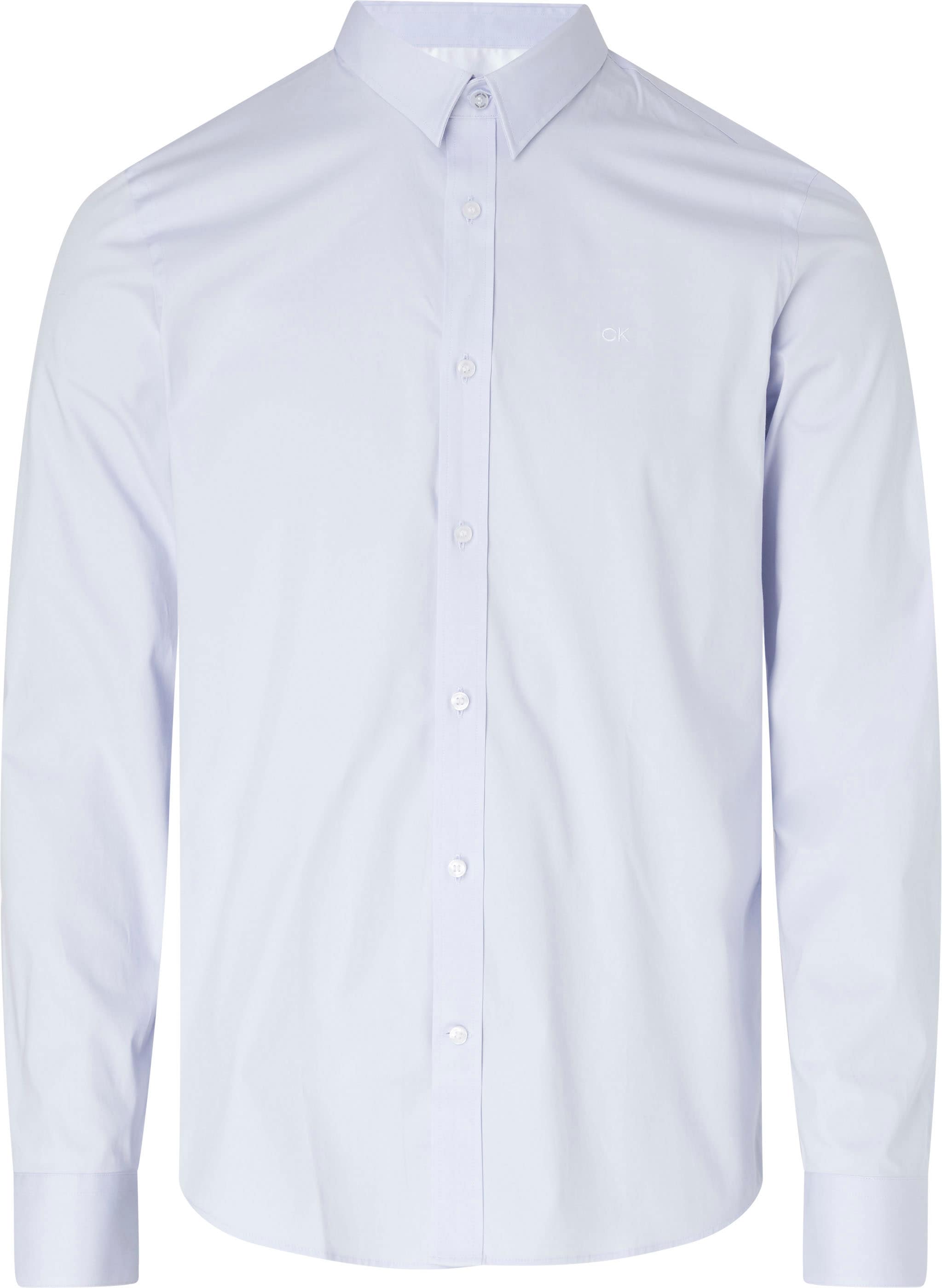 Calvin Klein Businesshemd »STRETCH POPLIN SLIM SHIRT«, mit Calvin Klein Logo auf der Brust