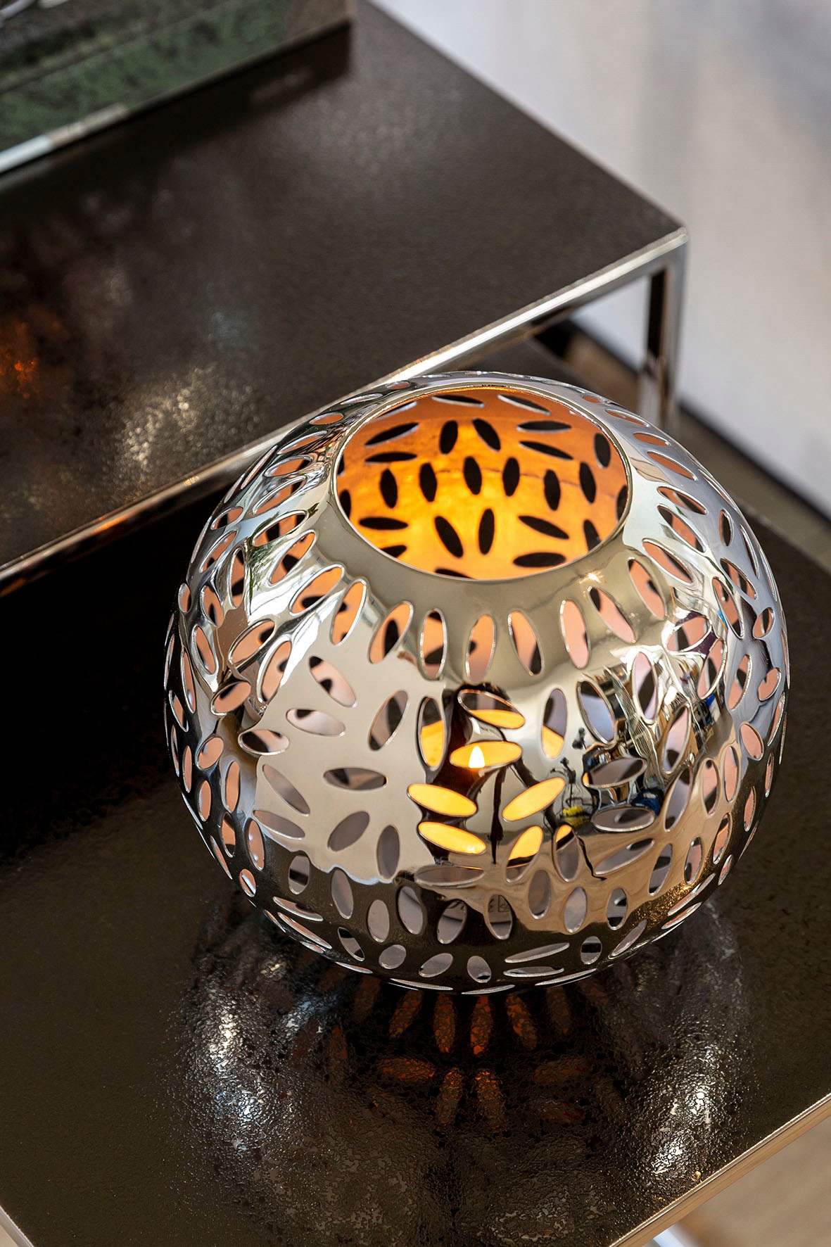 DARIA«, (1 OTTO Eisen, aus St.), Fink »Kerzenhalter ellipsenförmigen mit bei kaufen Cut-Outs Windlicht online