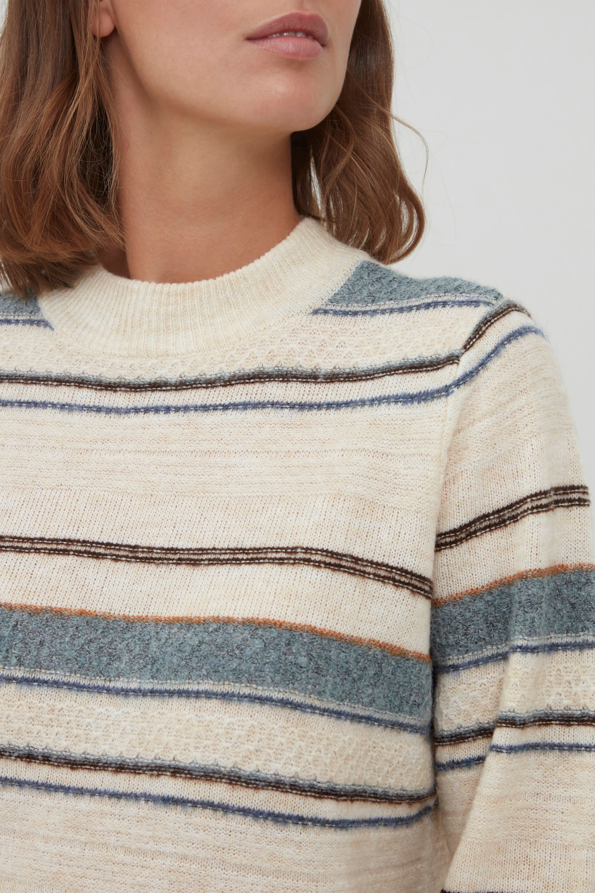 fransa Strickfleece-Pullover »Strickpullover FRDeemma«