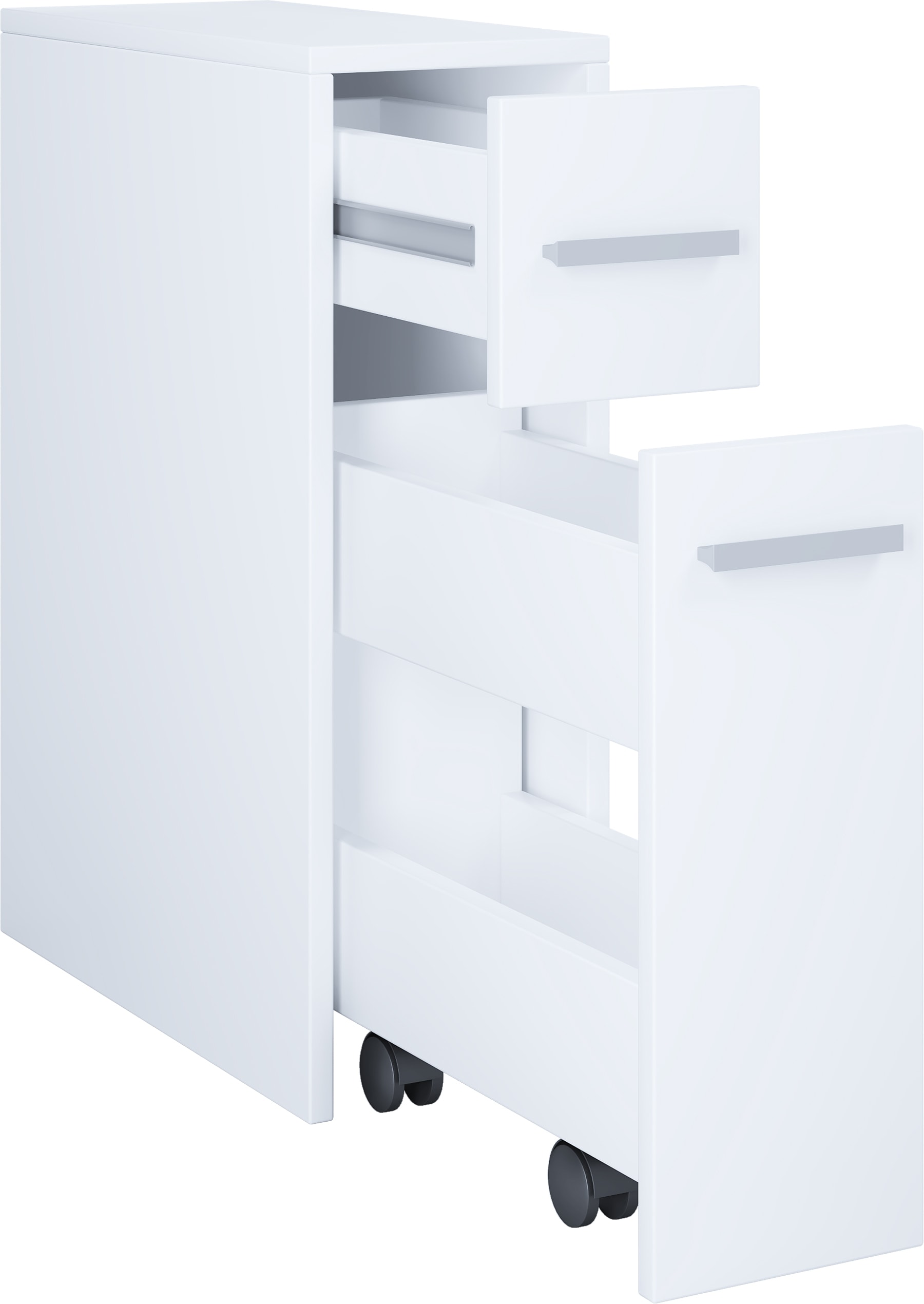 VCM Midischrank »Holz Badmöbel Nischenschrank Raumteiler Bad Zalo«