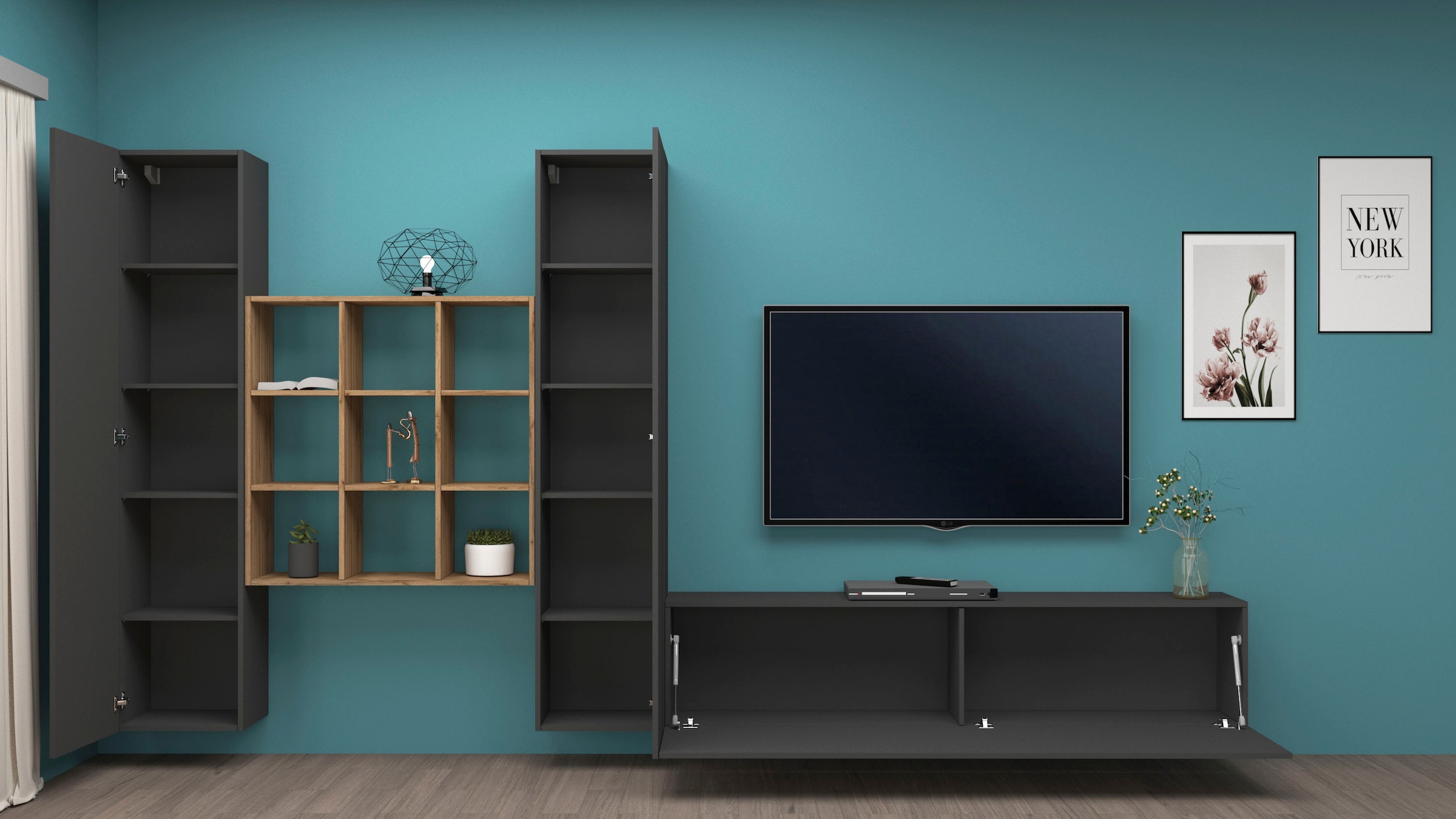 INOSIGN Wohnwand »Maruska« 1 Stk. tlg.