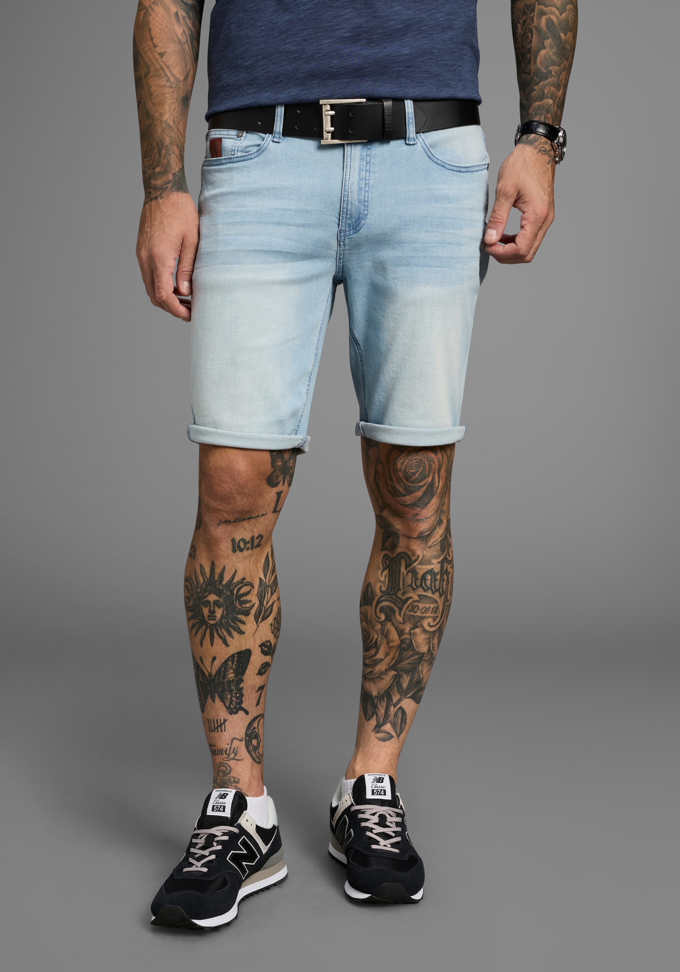 Bruno Banani Jeansshorts »Hutch-Shorts«, niedrige Leibhöhe