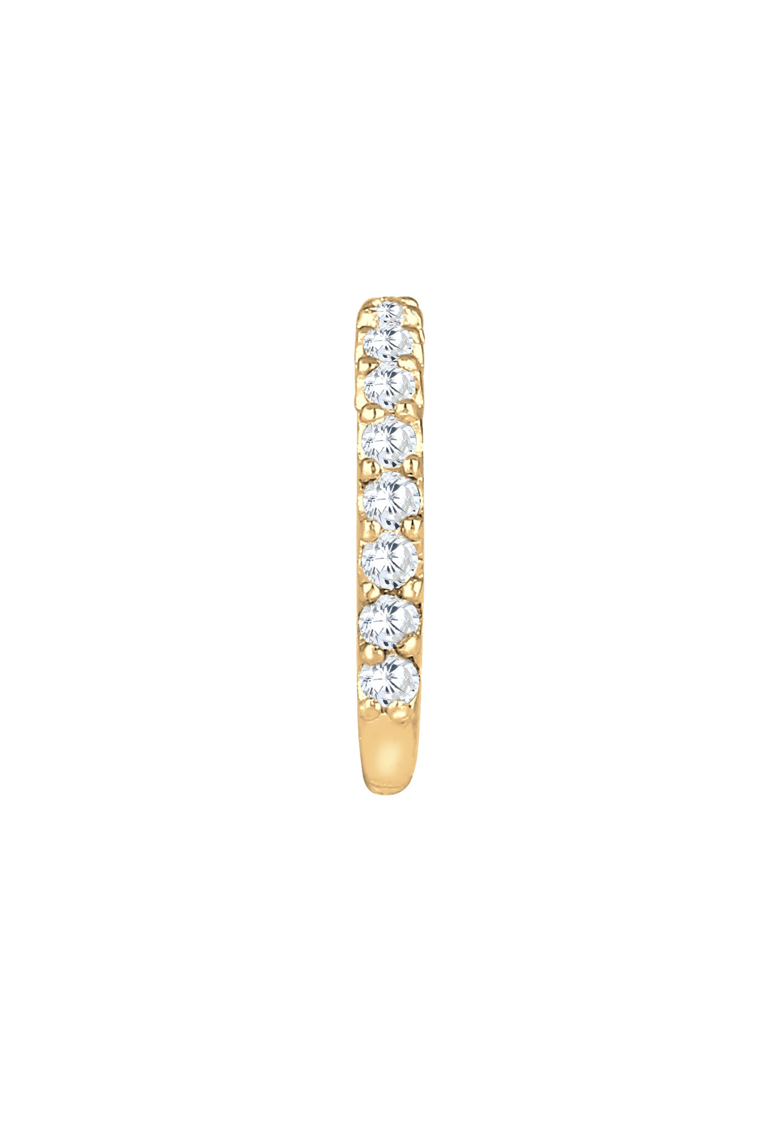 Elli Ohrklemme »Ohrringe Earcuff Zirkona Kristalle Trend Single 925 Silber«