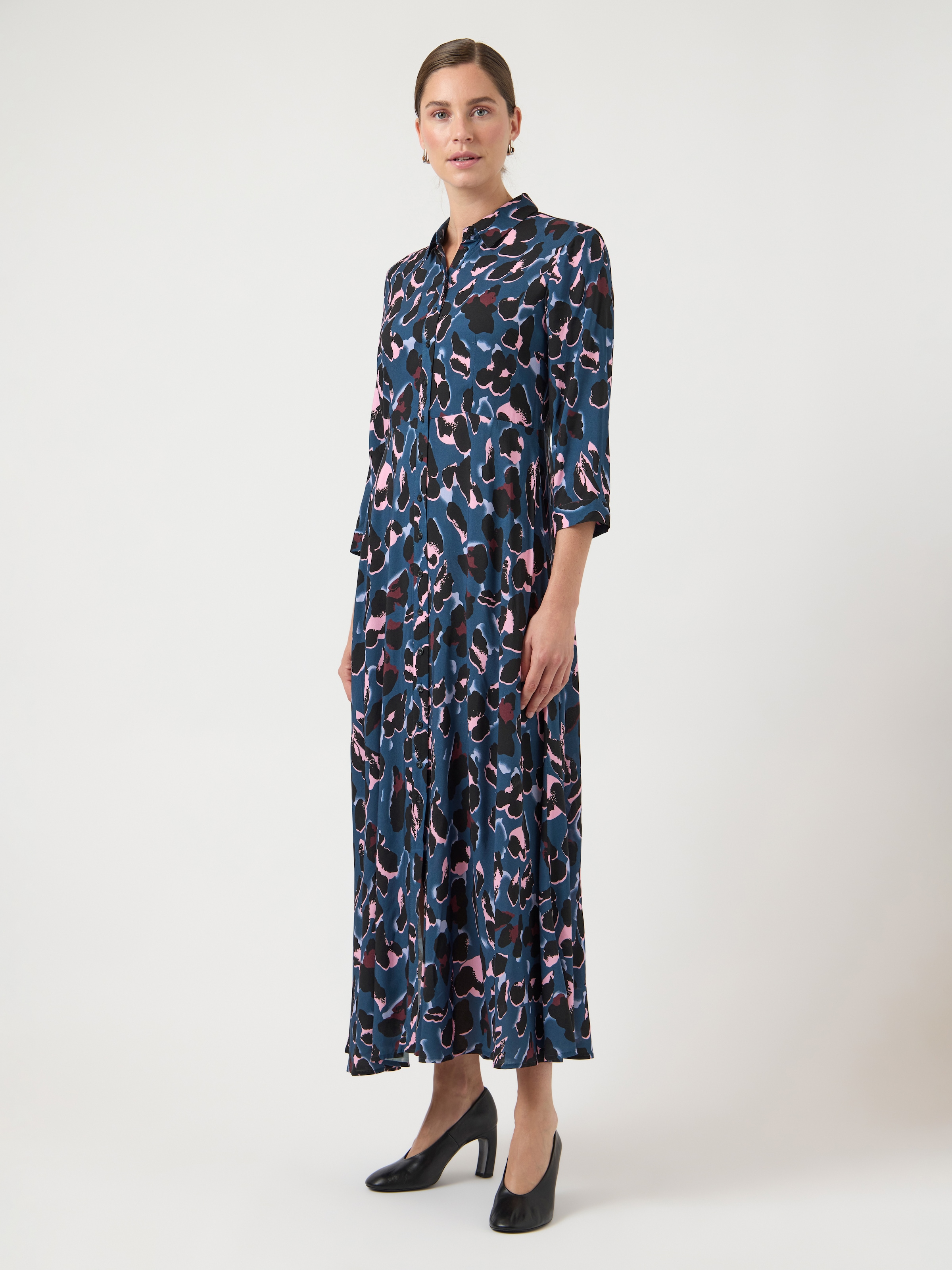 Y.A.S Hemdblusenkleid »YASSAVANNA LONG SHIRT DRESS« Viskose, loose fit