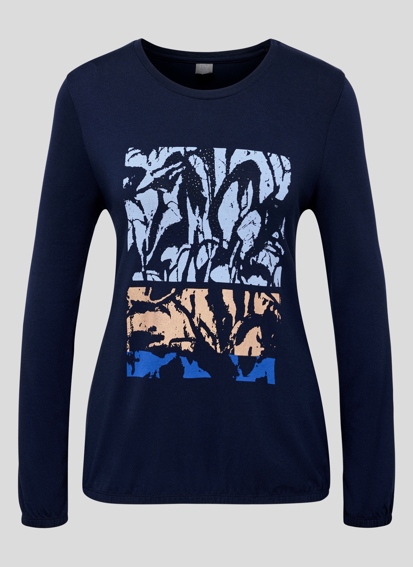 Rabe Langarmshirt, mit Frontprint