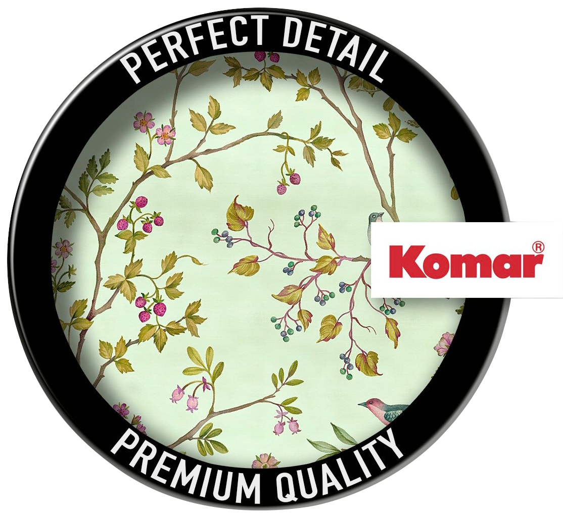 Komar Vliestapete »Digitaldruck Vlies - Oiseaux du Paradis - Größe 350 x 250 cm«, bedruckt, Wohnzimmer, Schlafzimmer