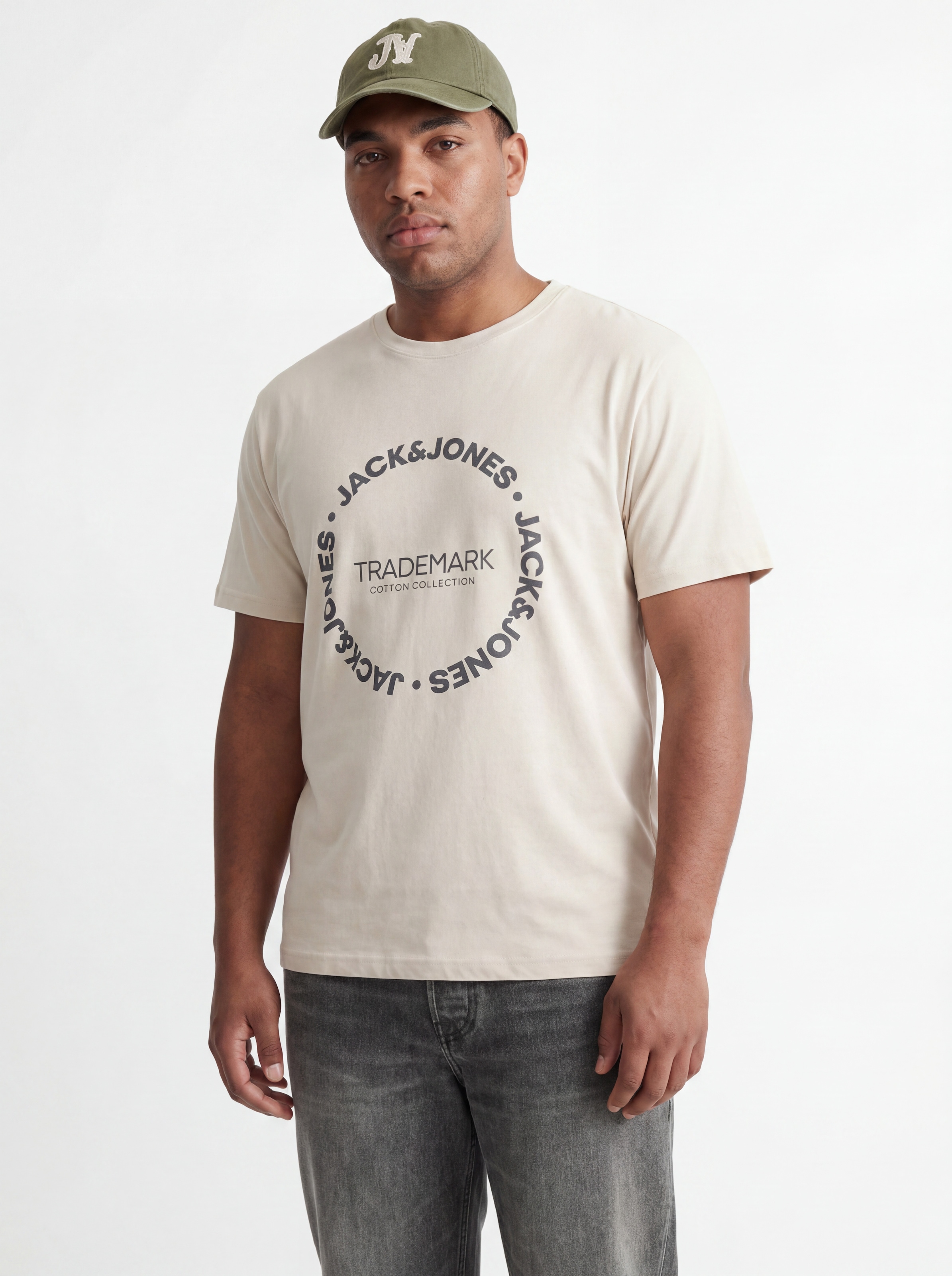 Jack & Jones PlusSize T-Shirt »JJBENSON TEE SS CREW NECK PLS« Baumwolle, regular fit