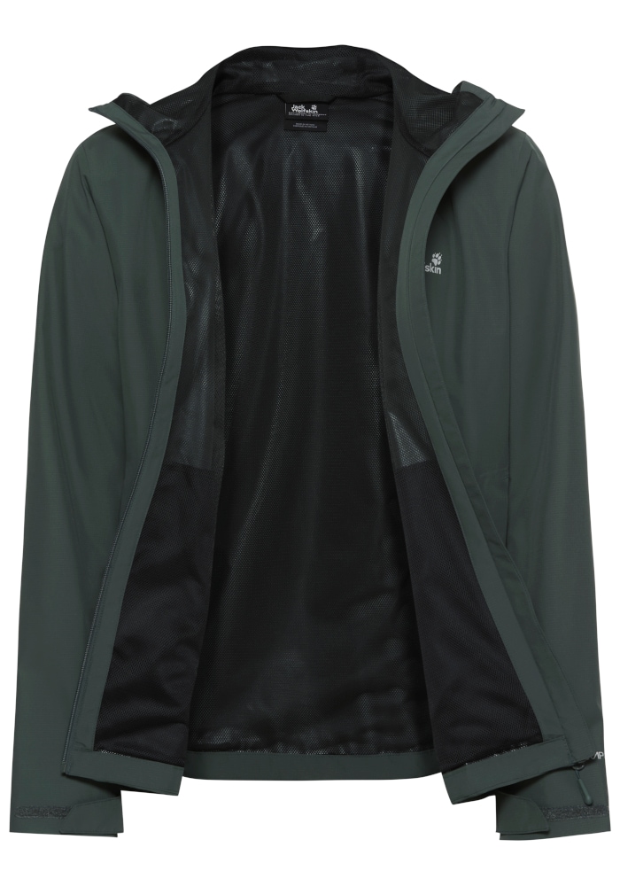 Jack Wolfskin Regenjacke »OUTROVERT 2L JKT M« mit Kapuze wasserdicht, atmungsaktiv, Übergangsjacke