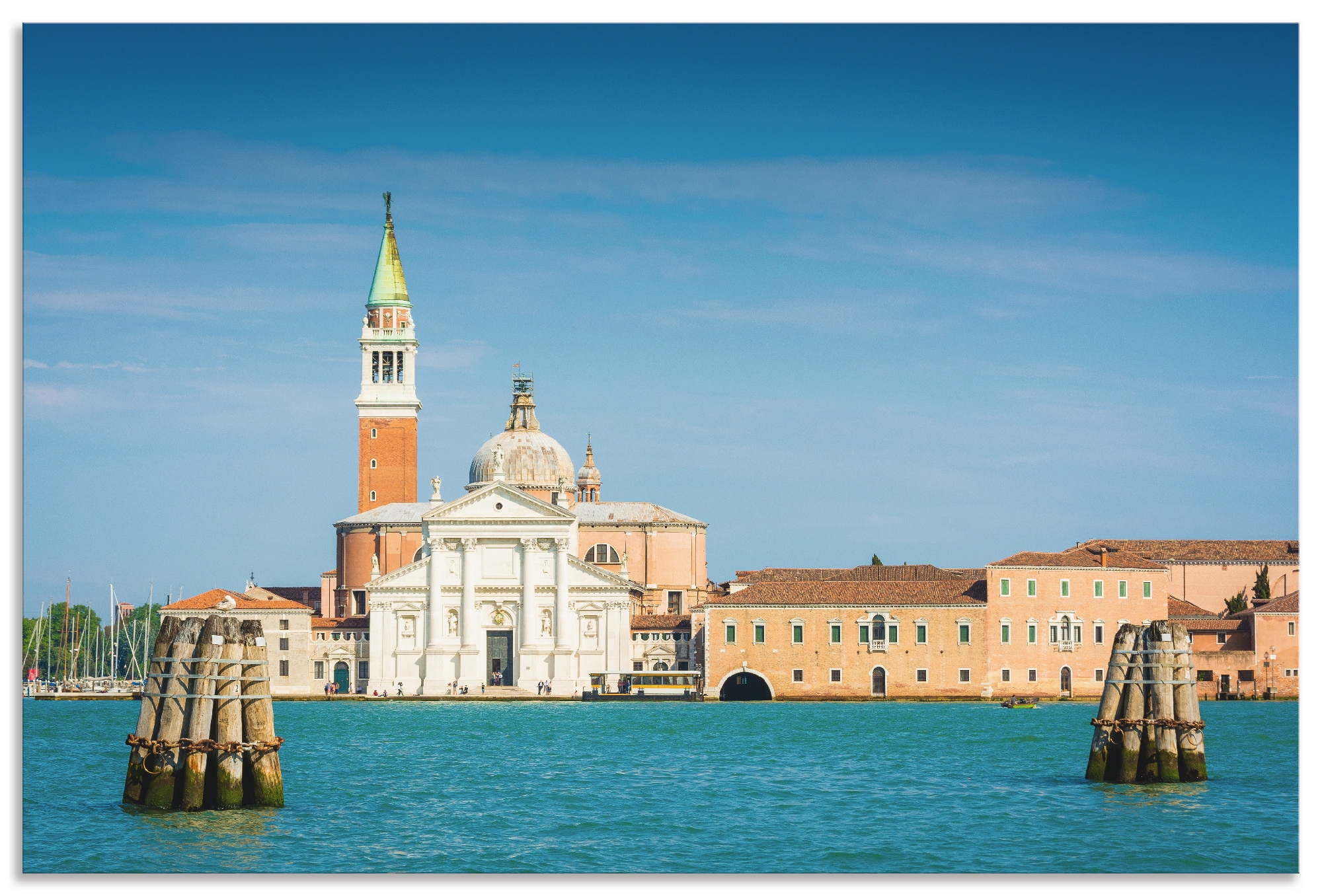 Artland Wandbild »San Giorgio Maggiore in Venedig«, Italien, (1 St.), in vielen Größen & Produktarten - Alubild / Outdoorbild für den Außenbereich, Leinwandbild, Poster, Wandaufkleber / Wandtattoo auch für Badezimmer geeignet
