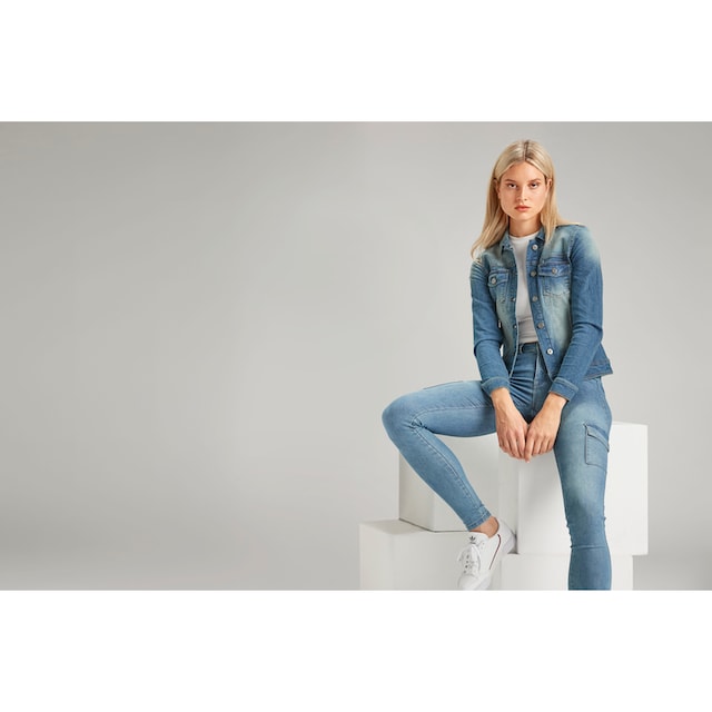Arizona Skinny-fit-Jeans »Ultra Stretch«, High Waist mit Cargotaschen  bestellen im OTTO Online Shop