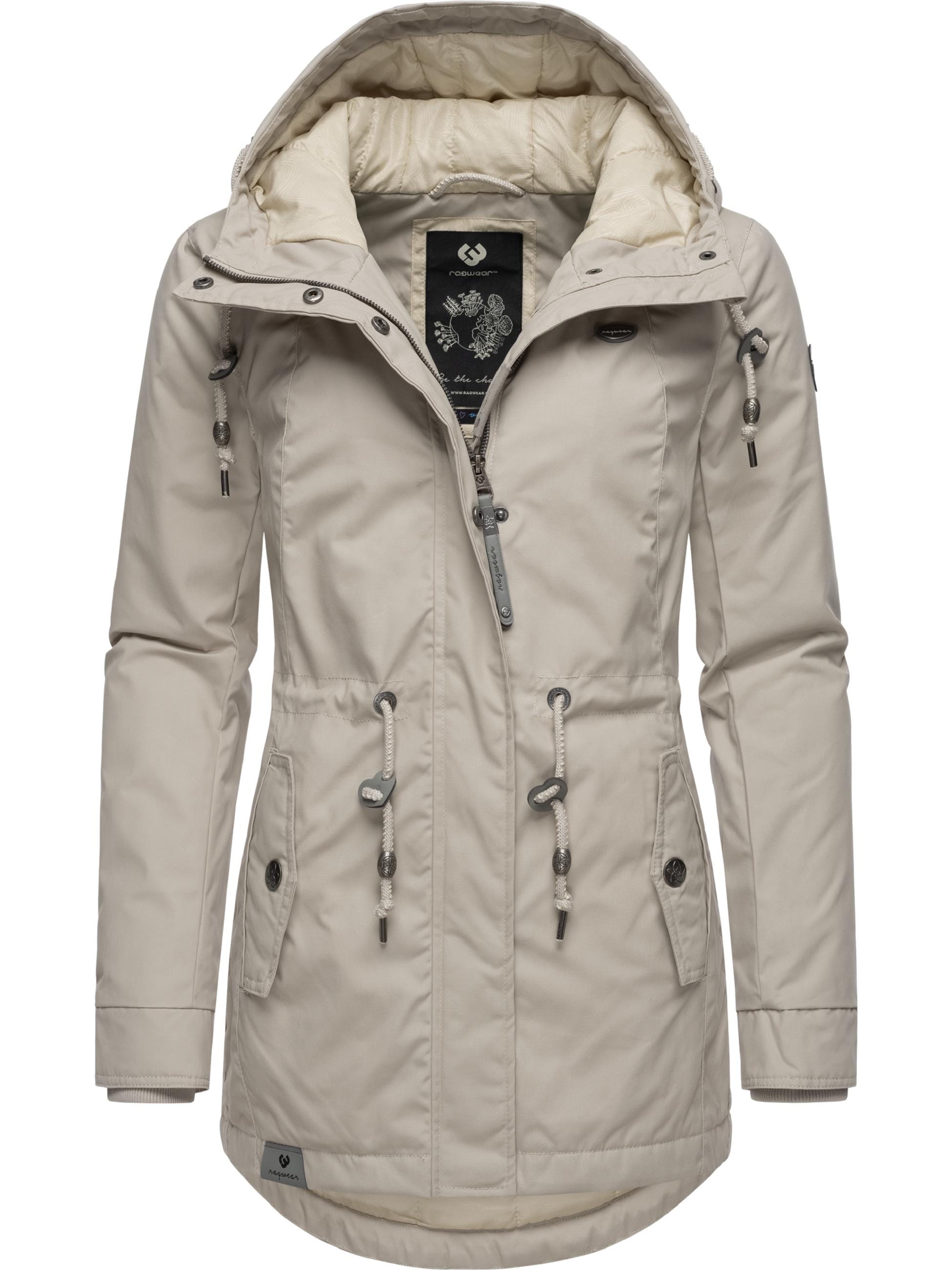 Wintermantel »Winterjacke Monadis Black Label«, stylischer Winterparka für die kalte...