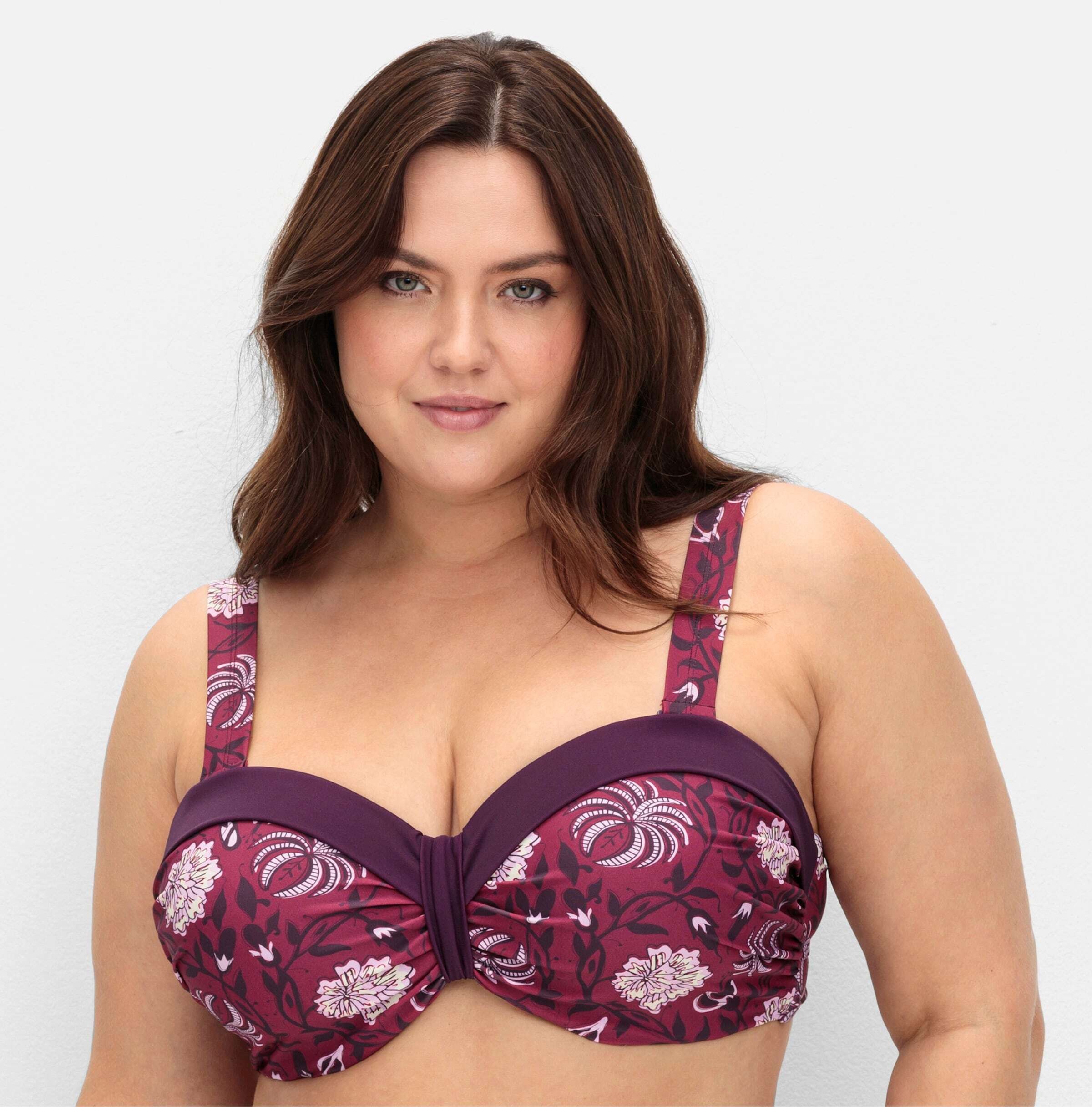 sheego by Joe Browns Bügel-Bikini »Bikini-Oberteil Bikini-Oberteil mit Blumendruck«