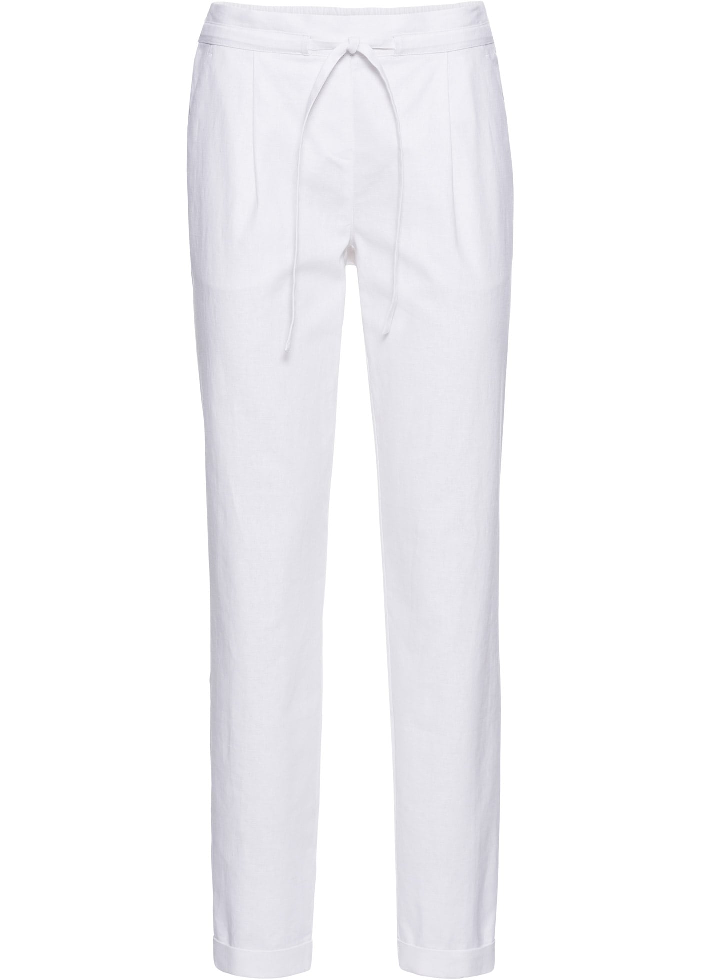 bonprix Leinenhose »Leinenhose«  aus Leinen und Baumwolle, Regular Fit, mit elastischem Gummibund