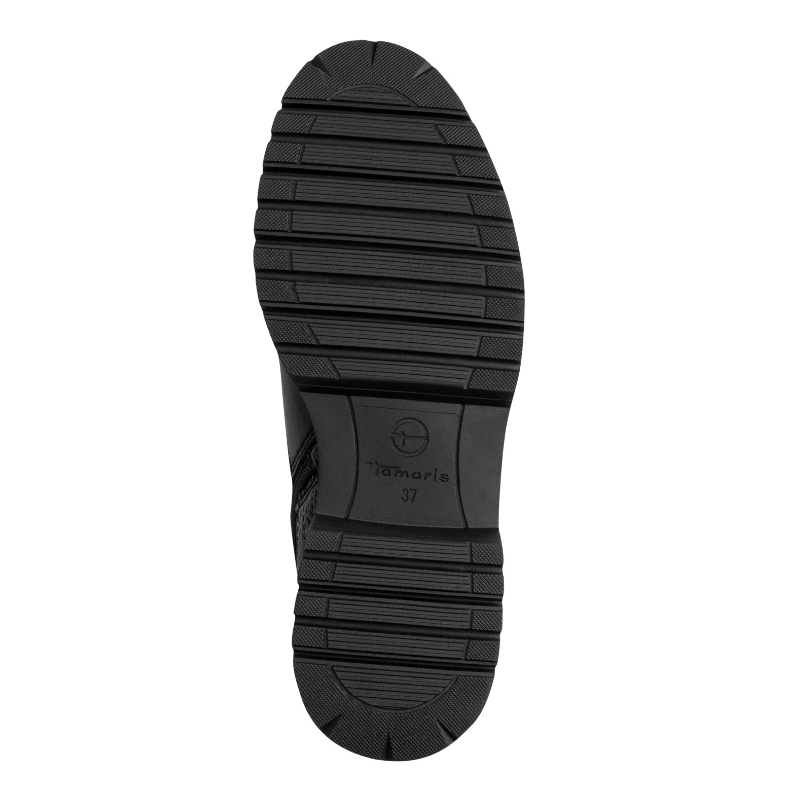 Tamaris Chelseaboots, Blockabsatz, Stiefelette mit Kontrast-Rahmennaht