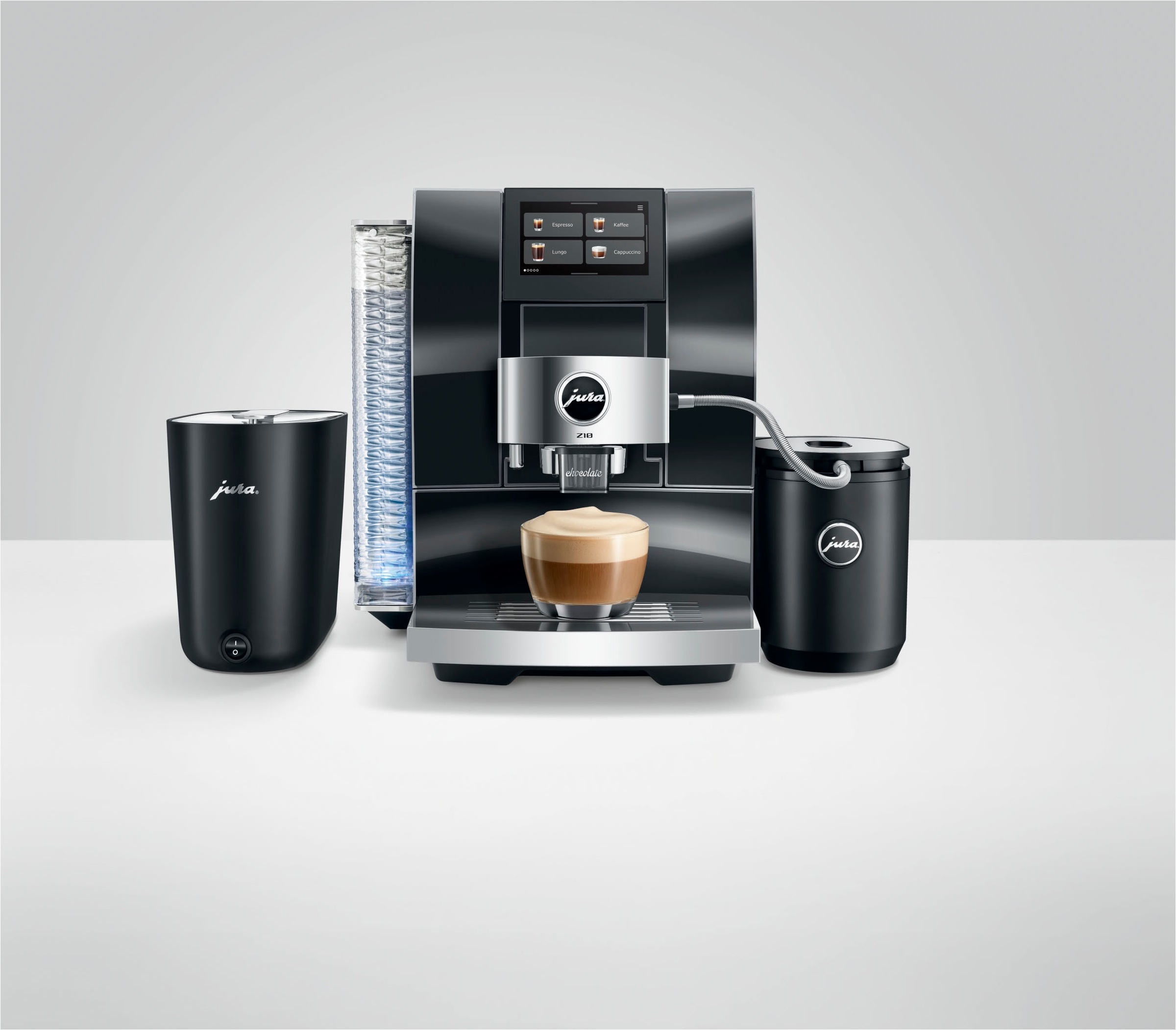 JURA Kaffeevollautomat »15615 Z10 Diamond Black (EB)« 51 Spezialitäten, Touch, Light & Cold Brew,