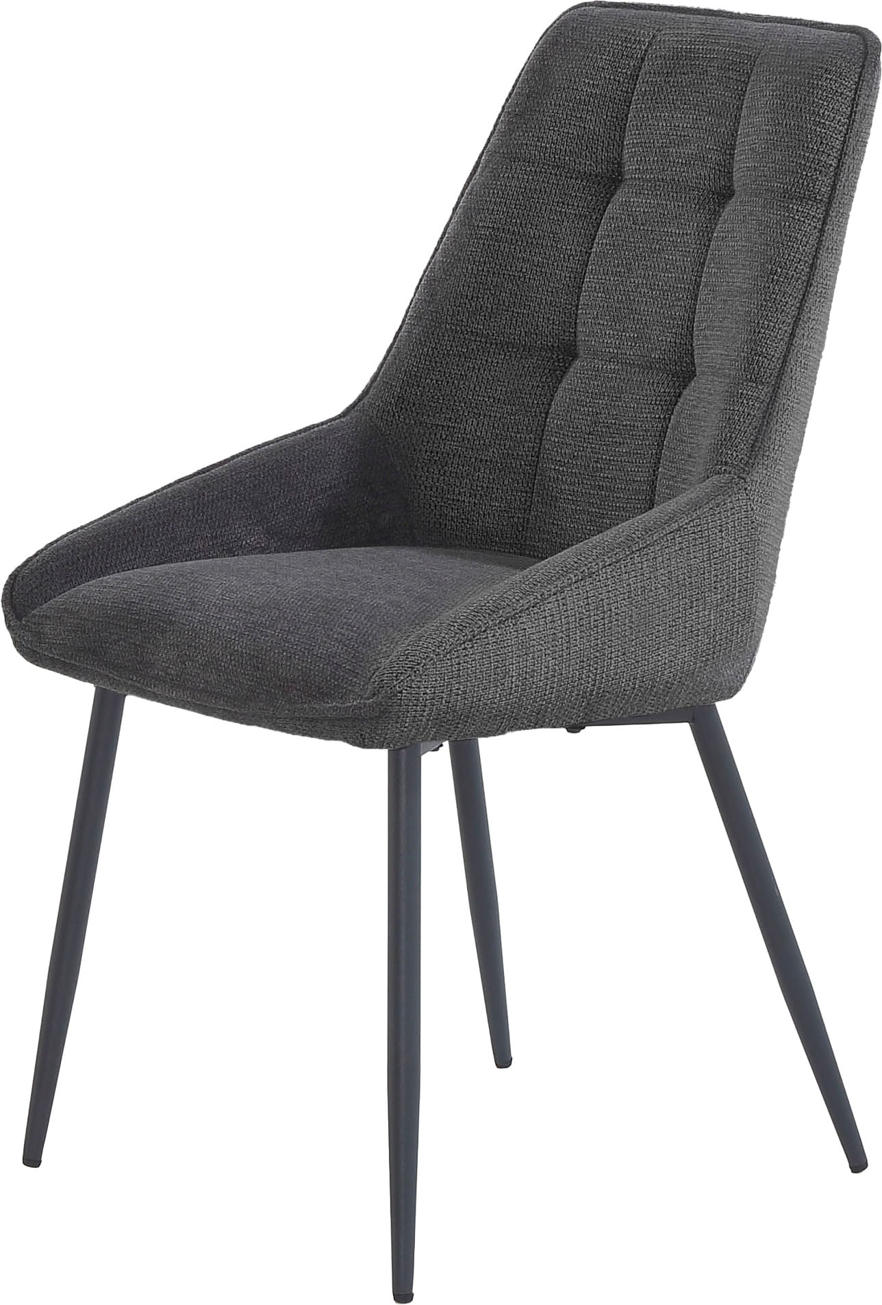 Jockenhöfer Gruppe Essgruppe »ROGER, Sitzgruppe, Esstisch 160 cm, 4 Stühle« Set, Esstisch 160 cm plus 4 Esszimmerstühle, 5 Stk. tlg. Tischplatte Wildeiche, U-Gestell, Stühle mit Webstoff