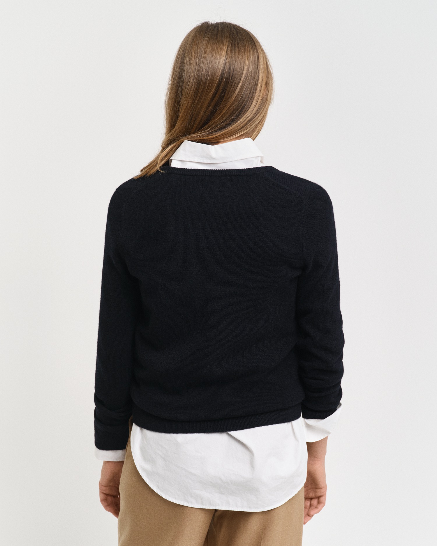 Gant V-Ausschnitt-Pullover »EXTRAFINE LAMBSWOOL V-NECK«