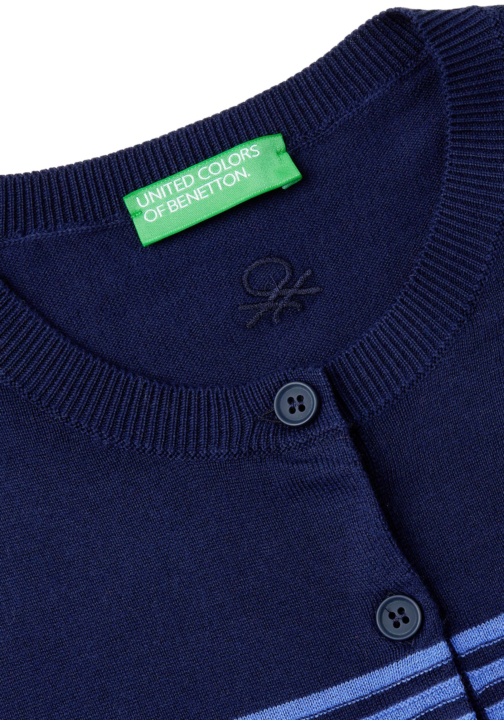 United Colors of Benetton Strickpullover, Gestreiftes Design in verschiedenen Farben