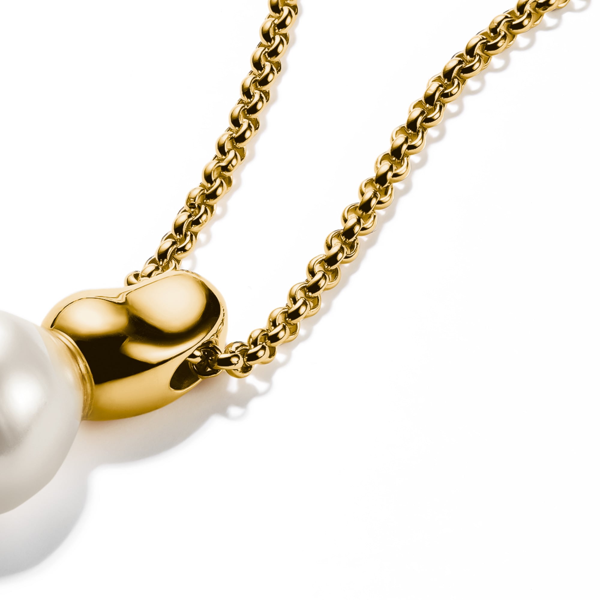 THOMAS SABO Kette mit Anhänger »Natural Beauty Perlenkette fein, Bold Elegance« mit Süßwasserzuchtperle