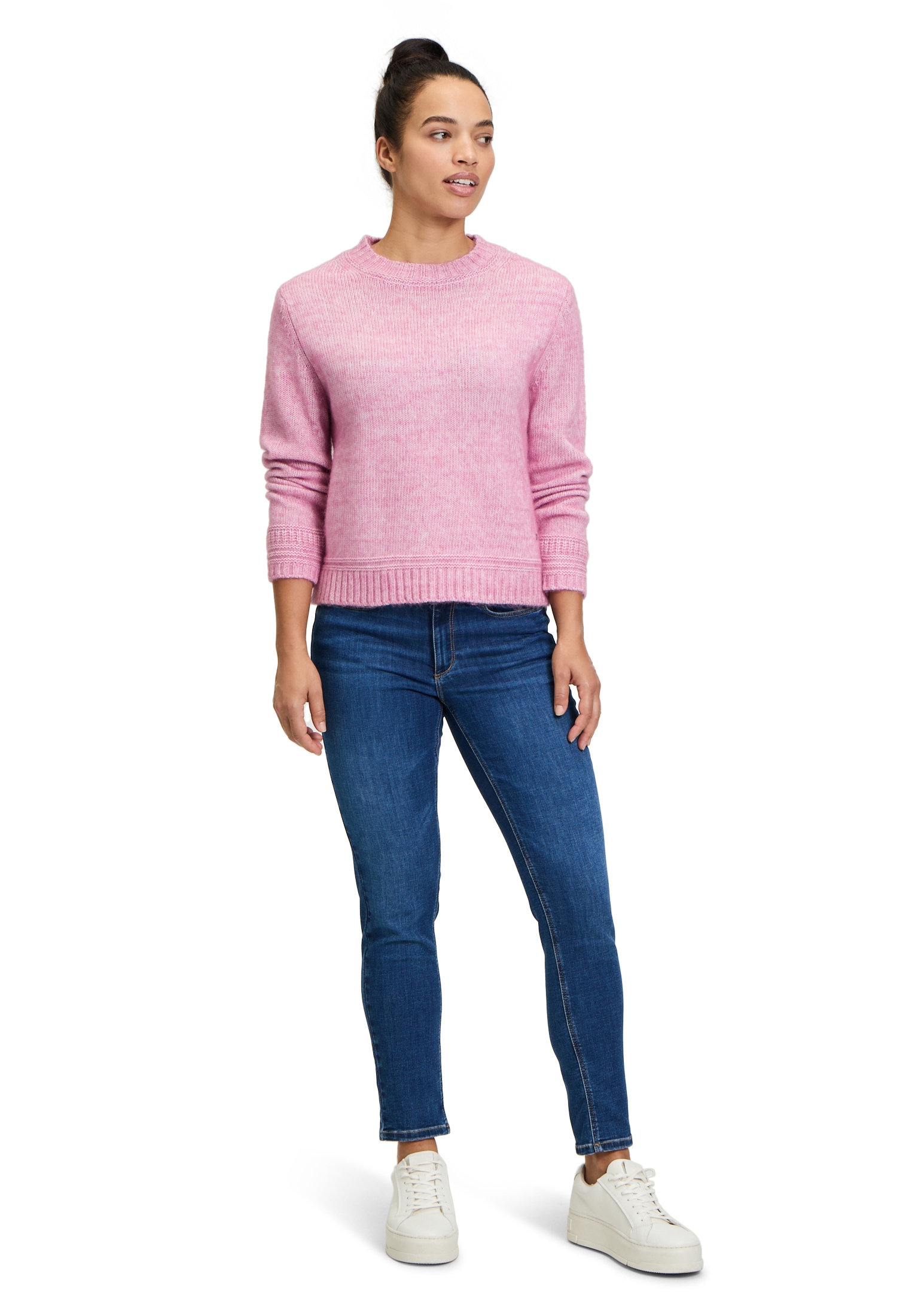 Betty&Co Strickpullover »Strickpullover mit Rippbündchen«