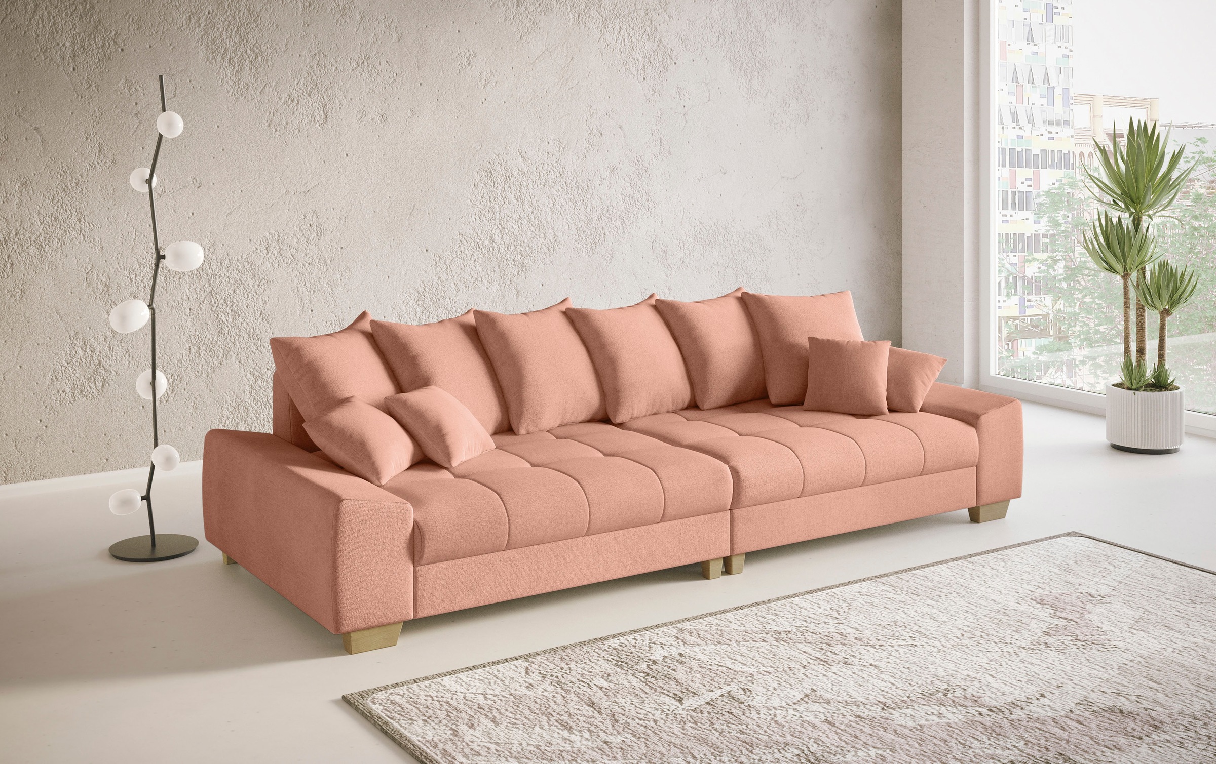 Mr. Couch Big-Sofa »Nikita II«, mit Kaltschaumpolsterung bis 140kg belastbar