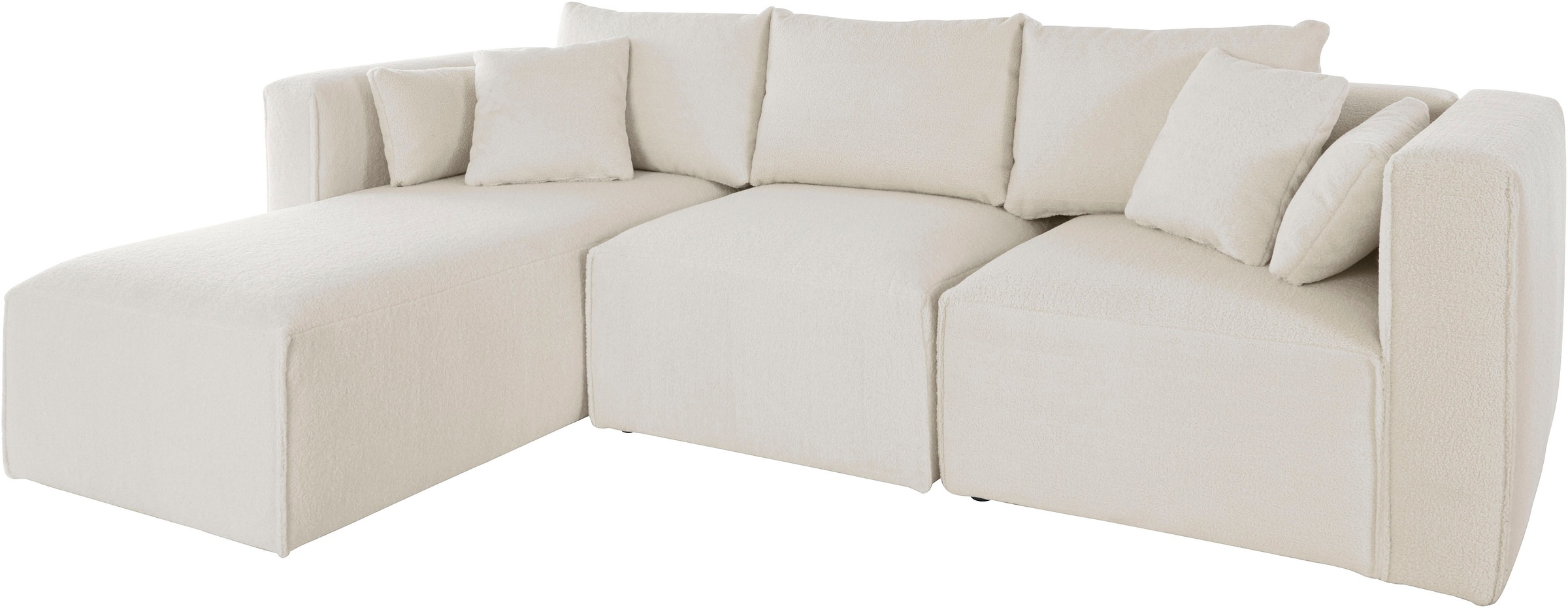 Guido Maria Kretschmer Home&Living Ecksofa »Comfine L-Form«, zusammengesetzt aus Modulen, 3 Bezugsqualitäten und viele Farben