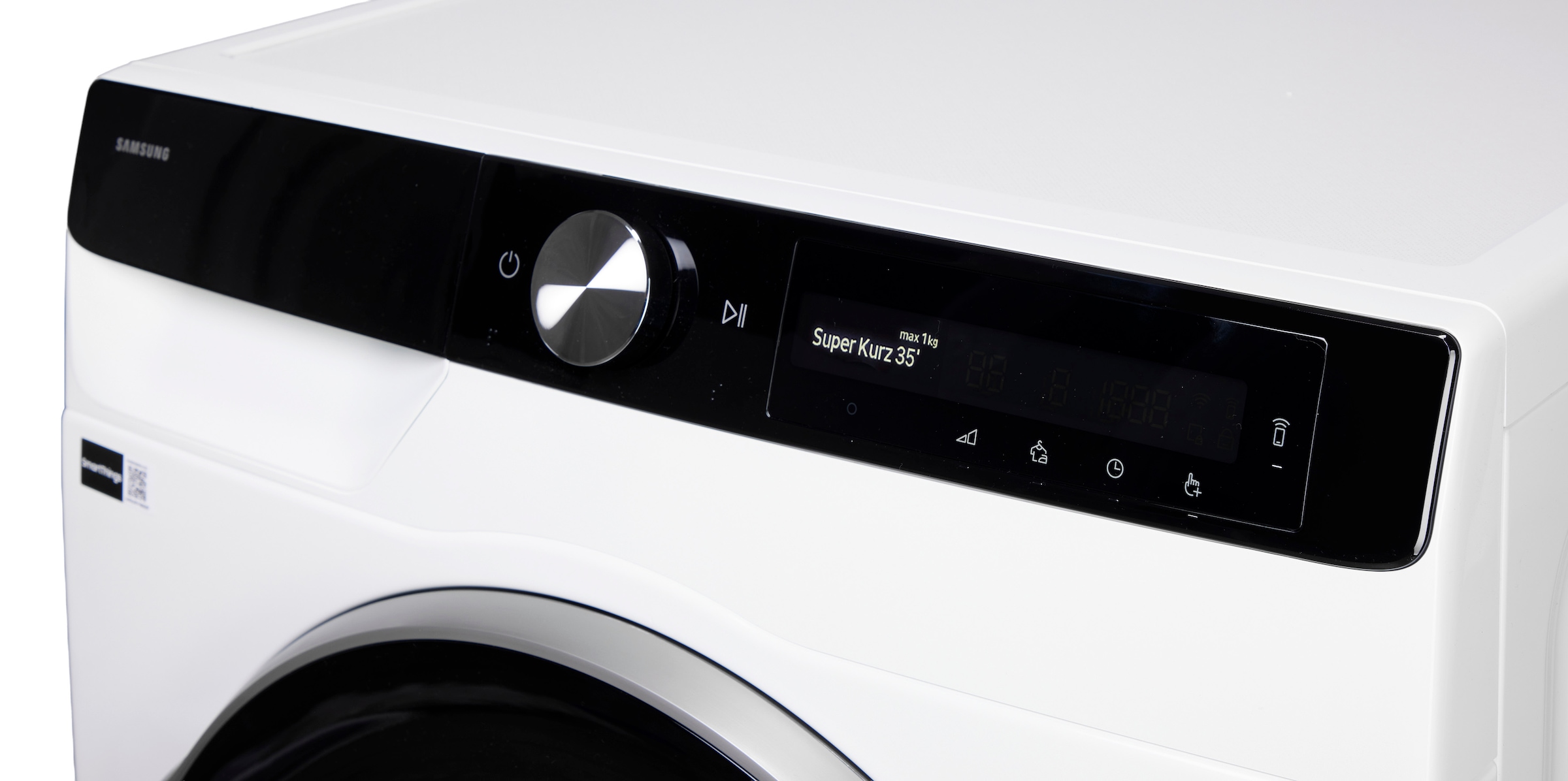 Samsung Wärmepumpentrockner »DV90DG6845(LKU2/LBU2)« DV6400D Klartext-Display - Einfache und komfortable Bedienung