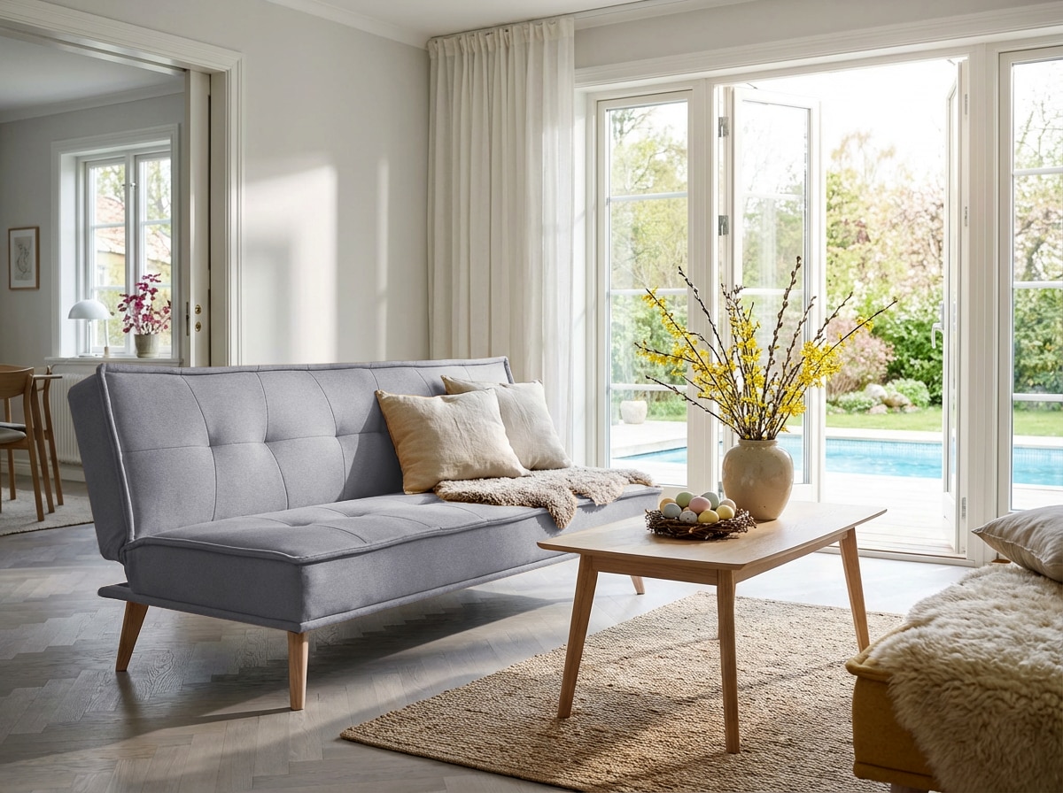 INOSIGN Schlafsofa »MENDOTA, 181 cm, 3-Sitzer mit Schlaffunktion,« verstellbarer Rückenlehne, Klappmechanismus, Webstoff