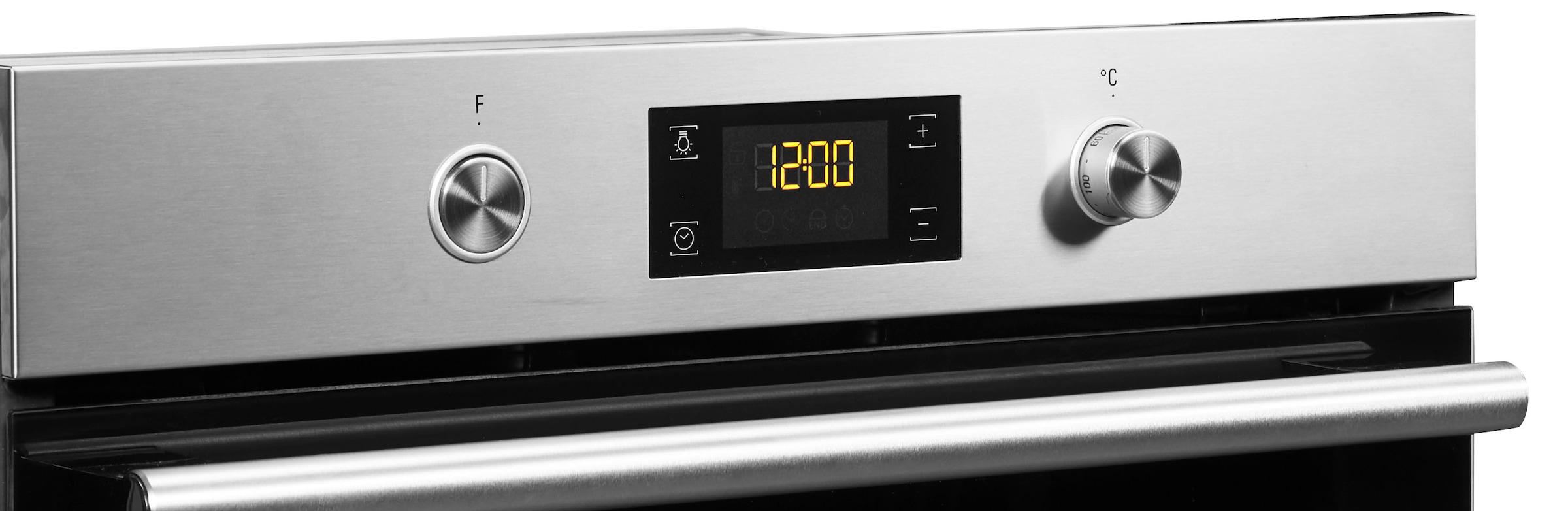 BAUKNECHT Backofen-Set »BAR2 KP8V2 IN«, mit 2-fach-Teleskopauszug, Pyrolyse-Selbstreinigung, PowerHeißluft